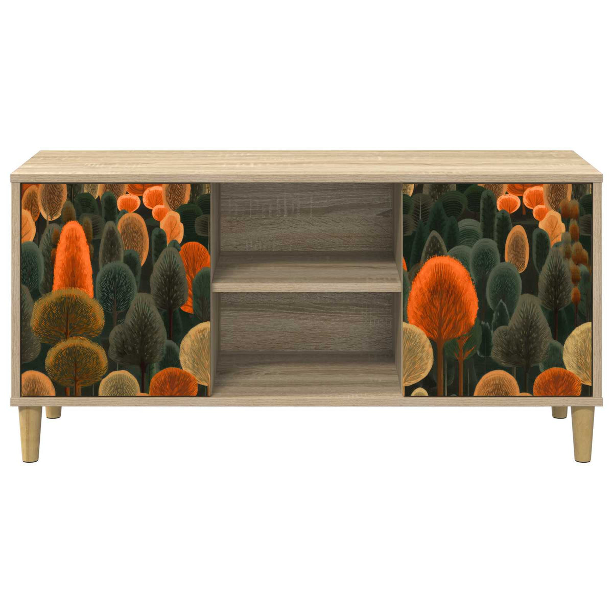 TV ormar ZAANDAM 102 x 33 x 50 cm Sonoma Konstruirano drvo