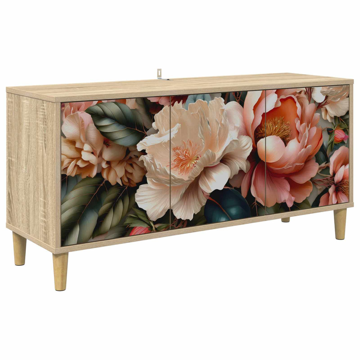 TV ormar BORNE 102 x 33 x 50 cm Sonoma Konstruirano drvo