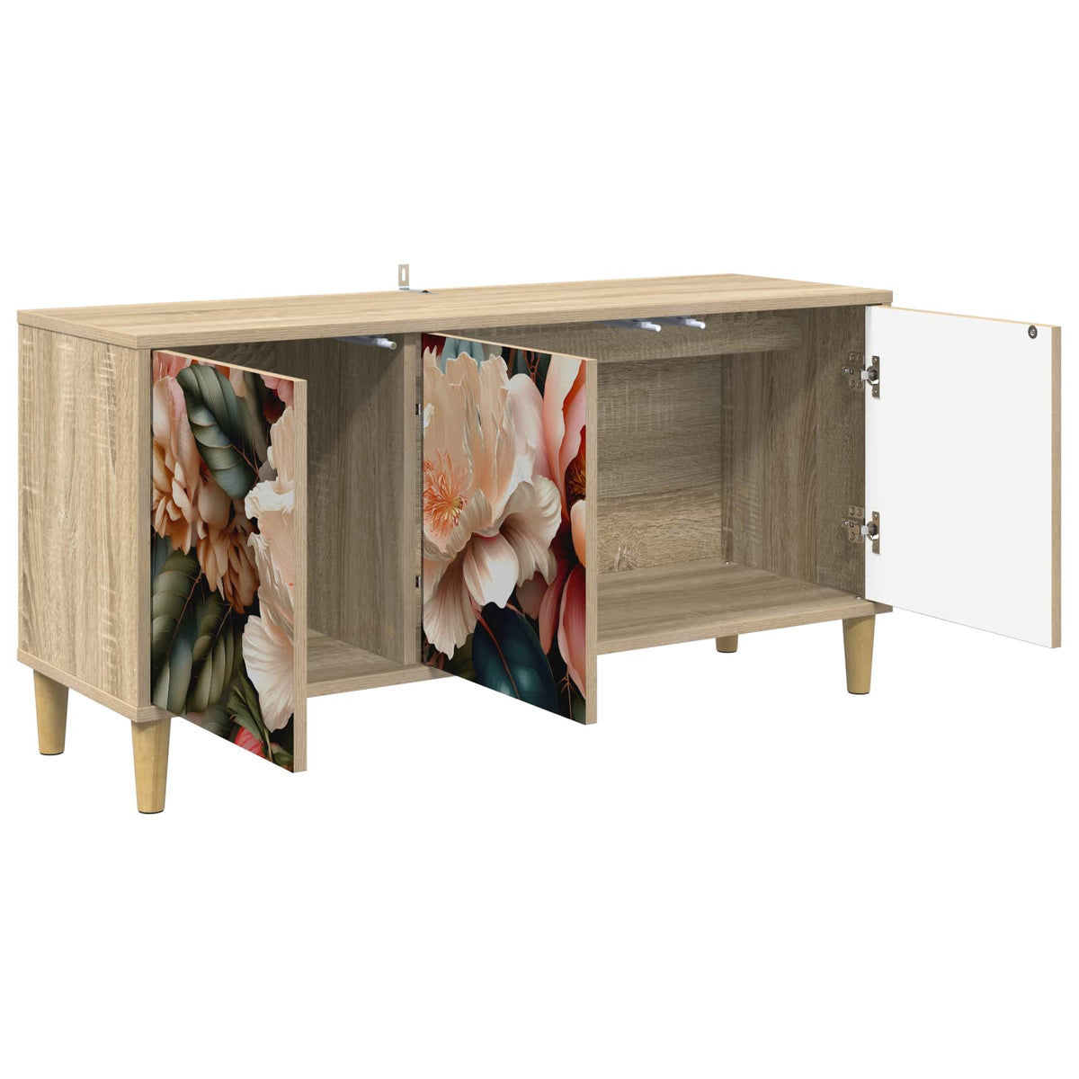 TV ormar BORNE 102 x 33 x 50 cm Sonoma Konstruirano drvo