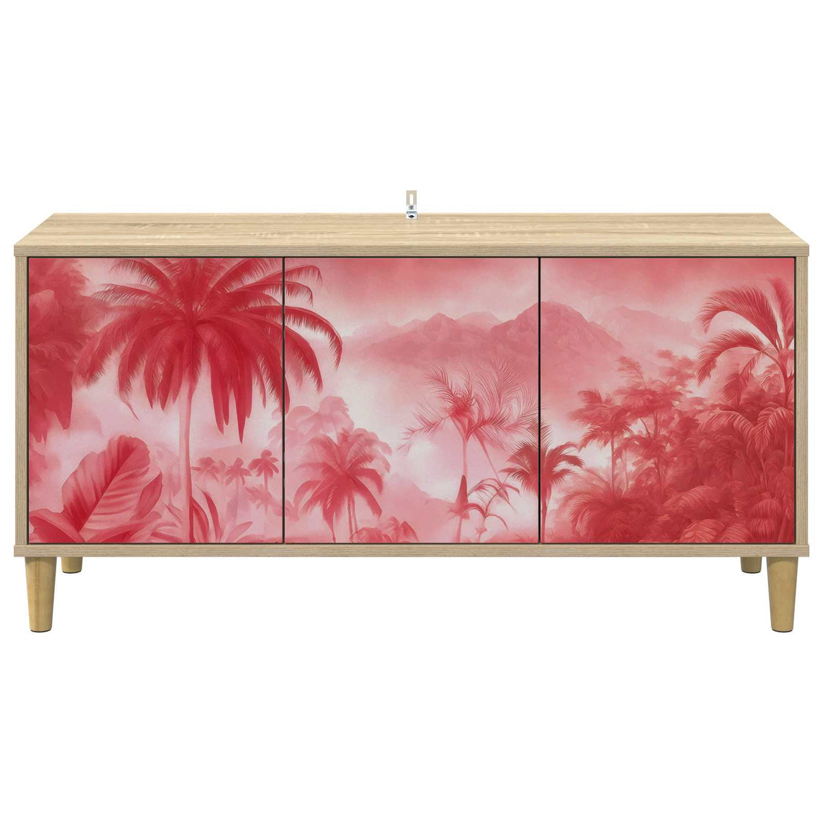 TV ormar AACHEN 102 x 33 x 50 cm Sonoma Konstruirano drvo