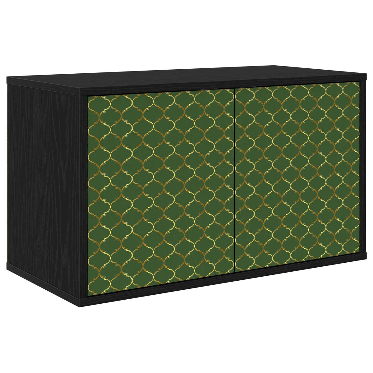TV ormar za montažu na zid GELEEN 69 x 33 x 40 cm Crni hrast