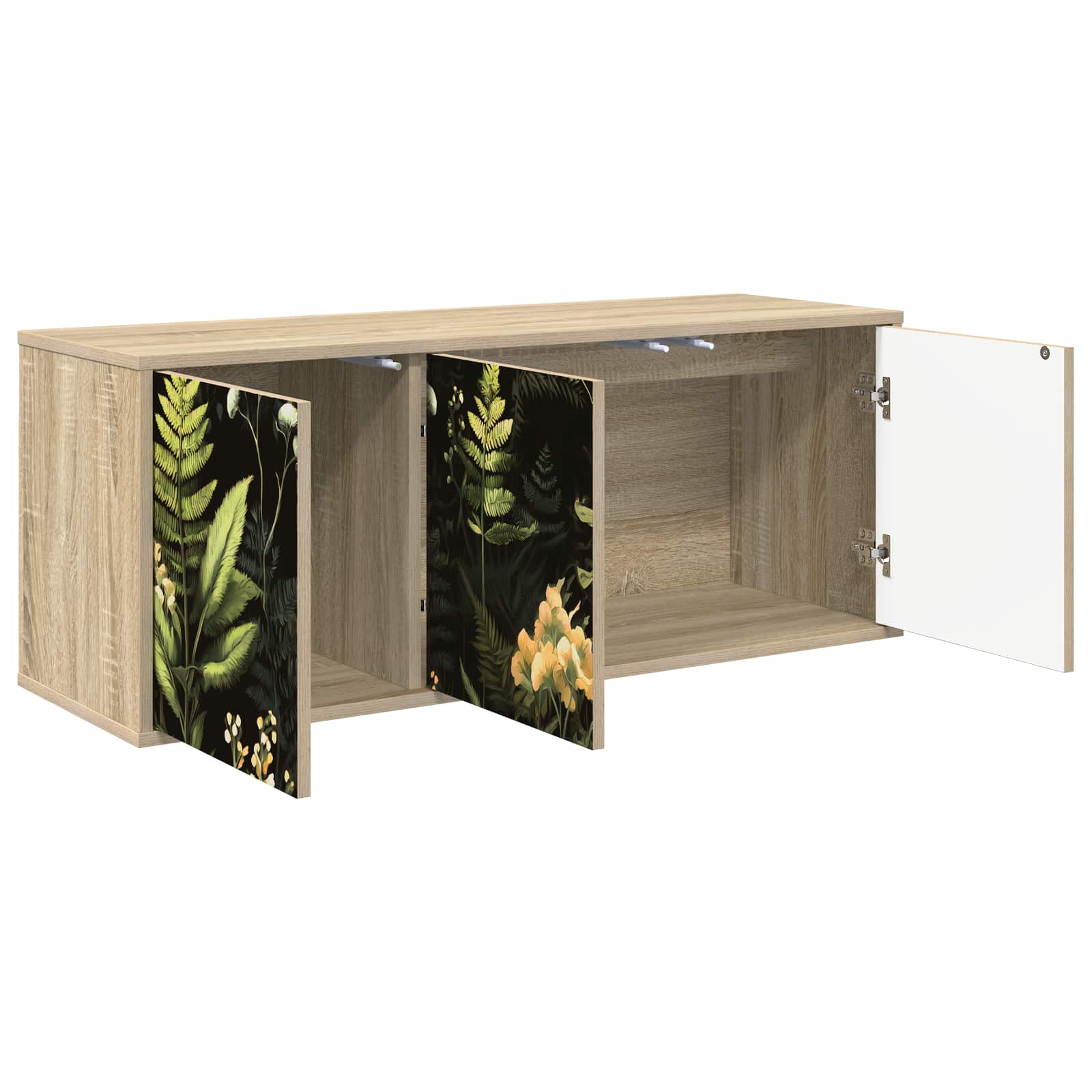 TV ormar za montažu na zid RHENEN 102 x 33 x 40 cm Hrast sonoma