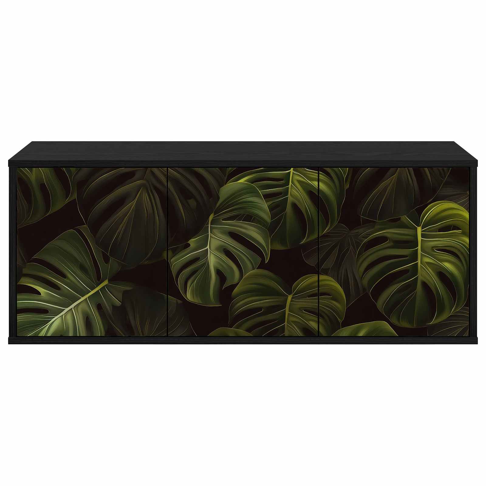 TV ormar za montažu na zid ELBURG 102 x 33 x 40 cm Crni hrast