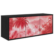 TV ormar za montažu na zid AACHEN 102 x 33 x 40 cm Crni hrast