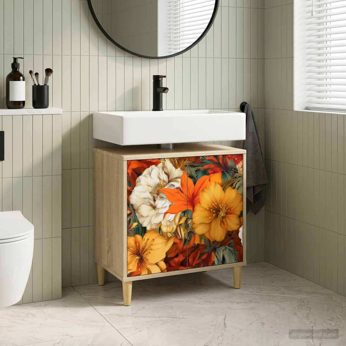 Kupaonski ormar GENNEP Sonoma 60 x 40 x 60 cm Konstruirano drvo
