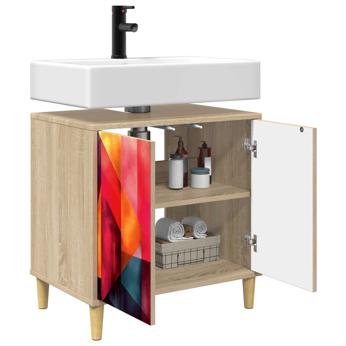 Kupaonski ormar HEESCH Sonoma 60 x 40 x 60 cm Konstruirano drvo