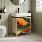 Kupaonski ormar BONN Sonoma 60 x 40 x 60 cm Konstruirano drvo