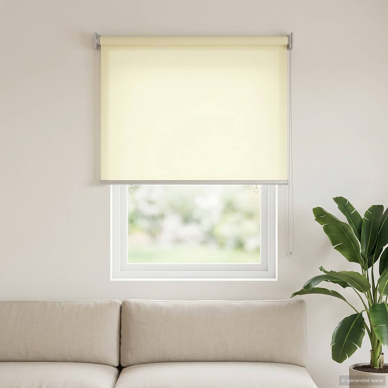 Roleta zaštita od UV zračenja Krem 60 x 140 cm Poliester