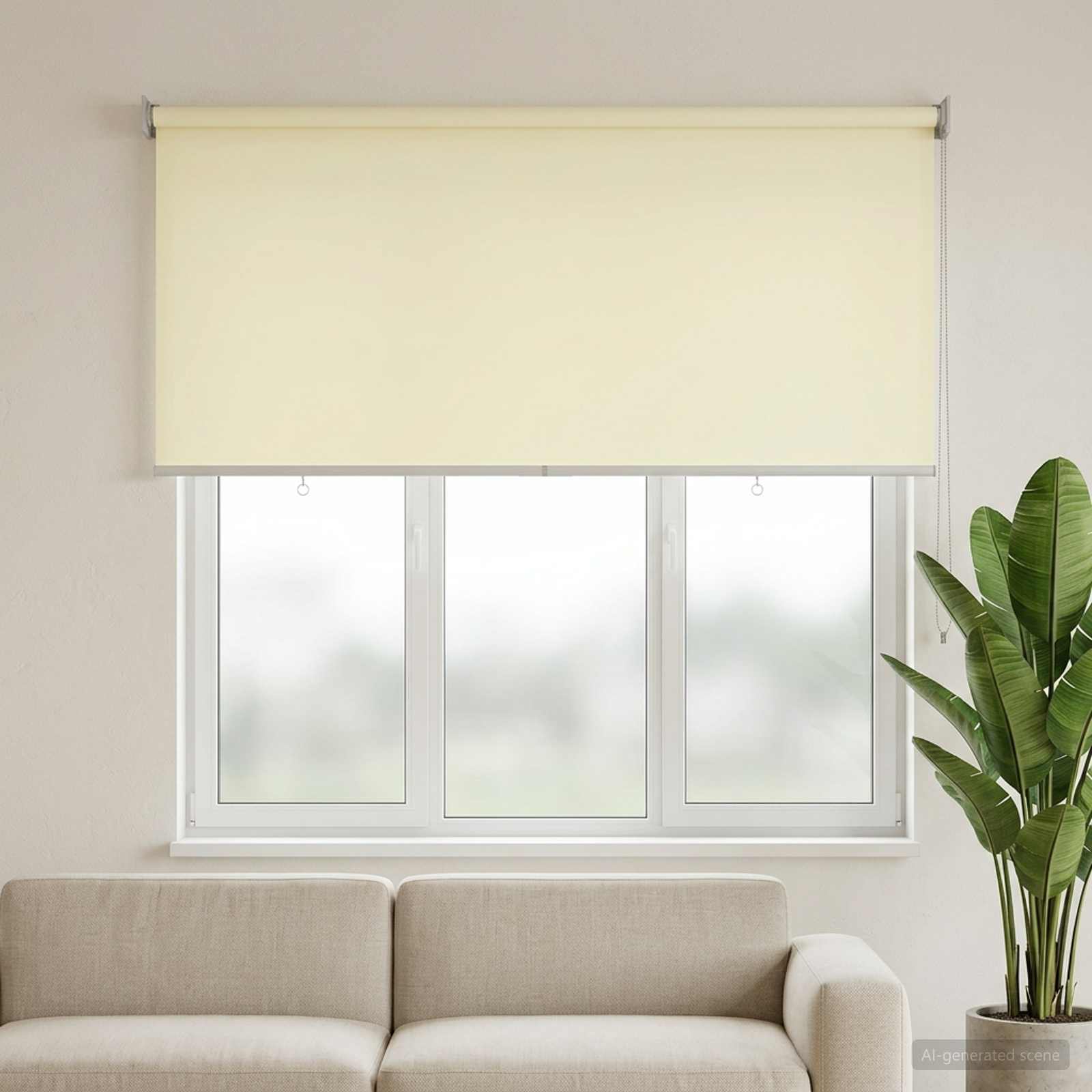 Roleta zaštita od UV zračenja Krem 180 x 140 cm Poliester