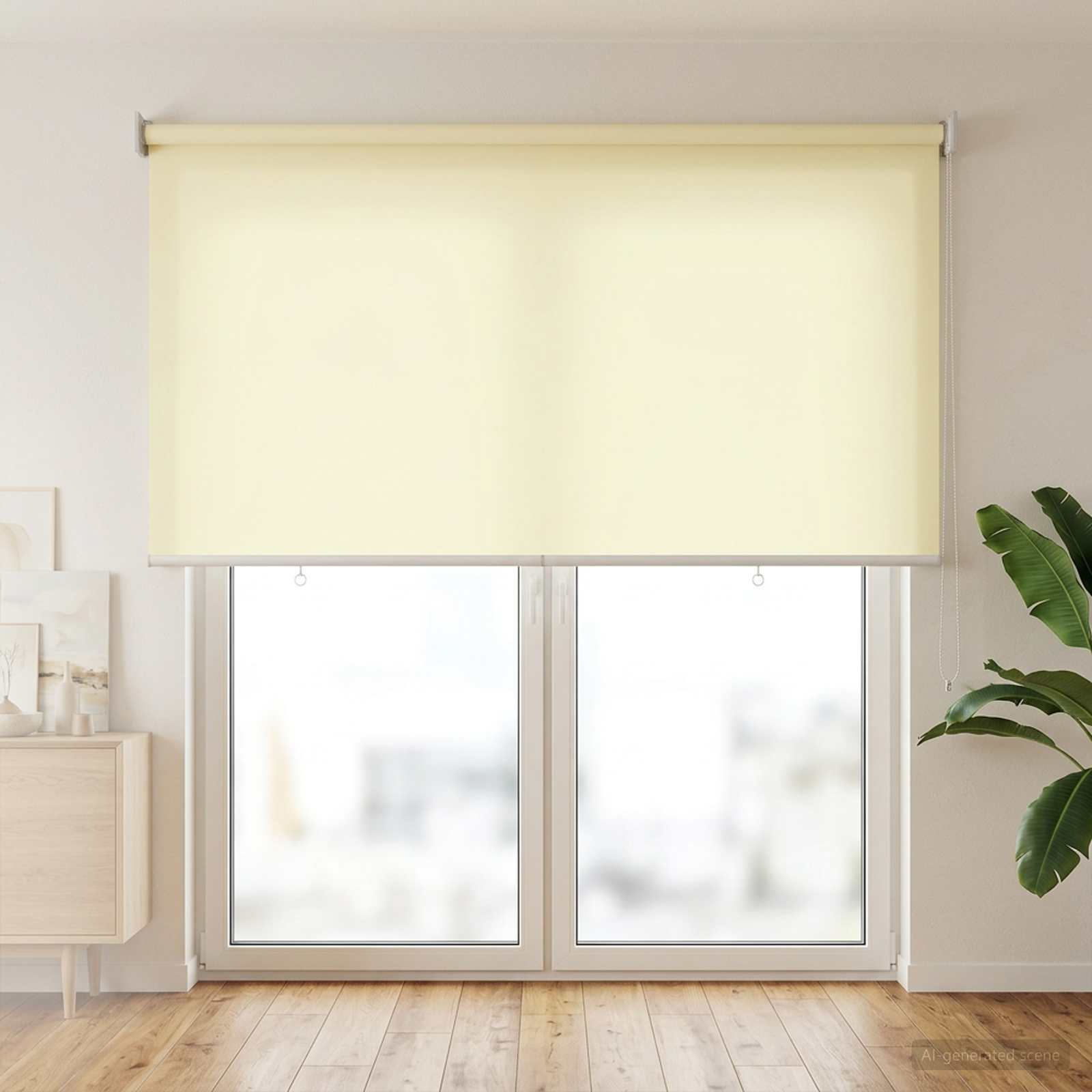 Roleta zaštita od UV zračenja Krem 120 x 230 cm Poliester