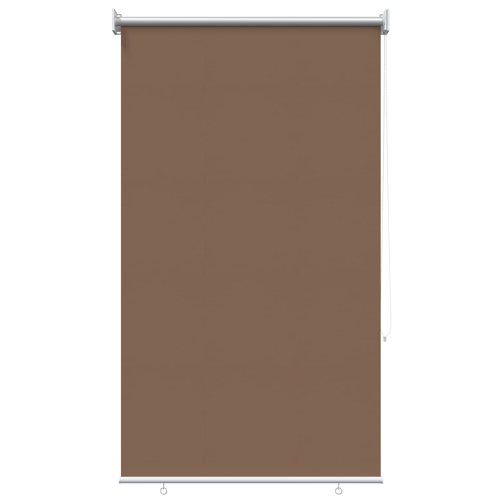 Roleta zaštita od UV zračenja Sivosmeđa 80 x 140 cm Poliester