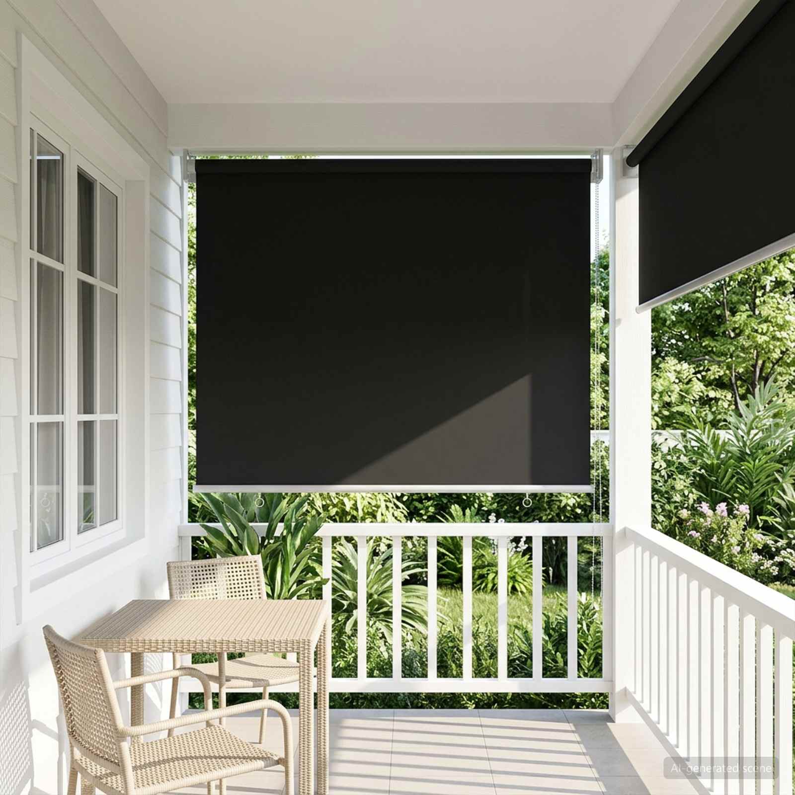 Roleta zaštita od UV zračenja Antracit 80 x 140 cm Poliester