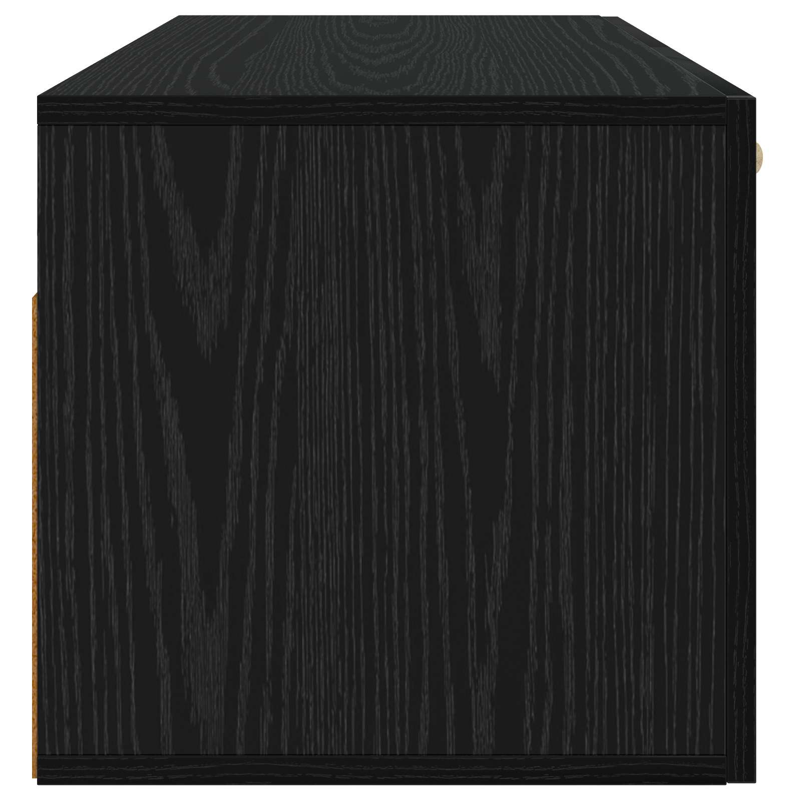 Ormar za Zid Crni hrast 60 x 36,5 x 35 cm Konstruirano drvo