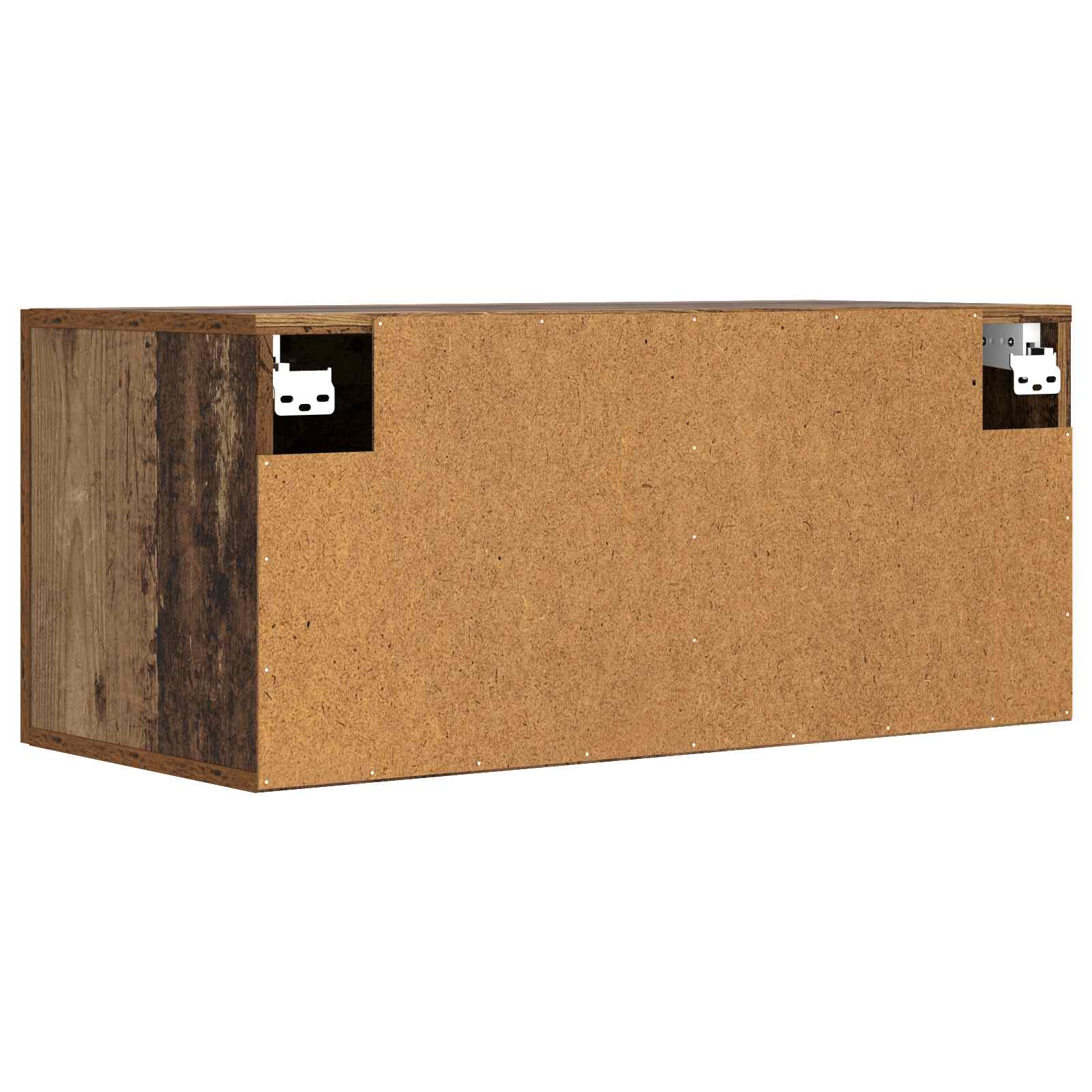 Ormar za Zid Zidna montaža Staro drvo 80 x 36,5 x 35 cm