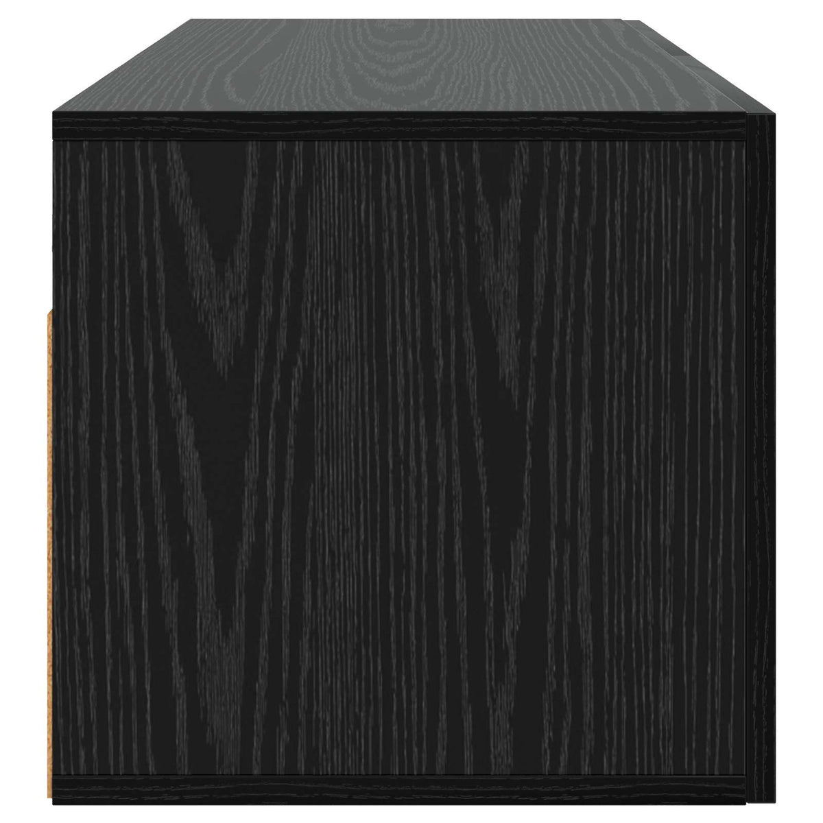 Ormar za Zid Crni hrast 100 x 36,5 x 35 cm Konstruirano drvo