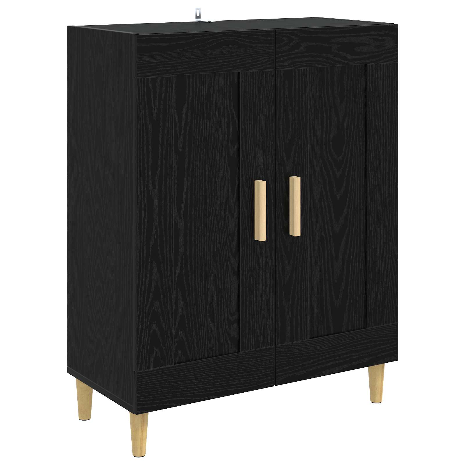 Kreveta Crni hrast 69,5 x 34 x 90 cm Konstruirano drvo
