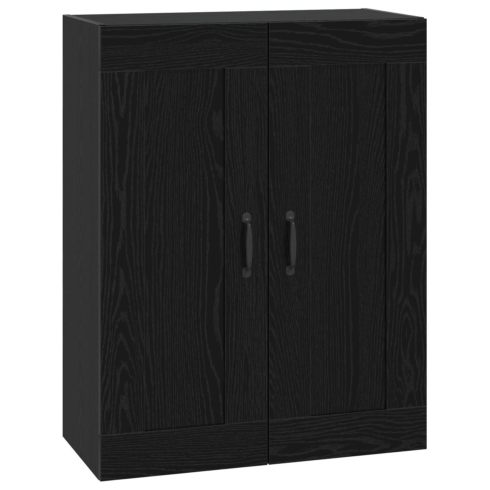 Ormar za Zid Crni hrast 69,5 x 34 x 90 cm Konstruirano drvo