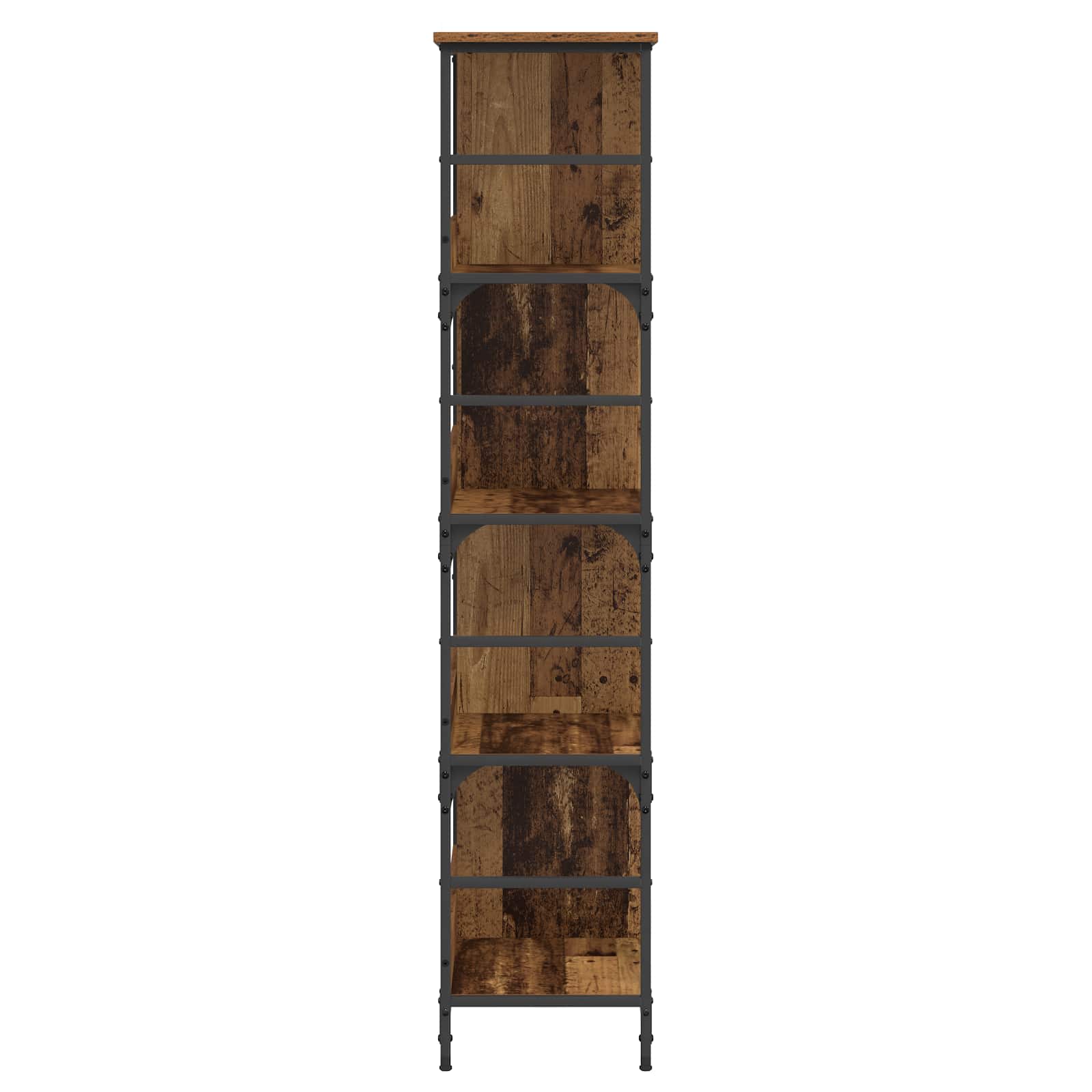 Polica Staro drvo 78,5 x 33 x 153 cm metal PB