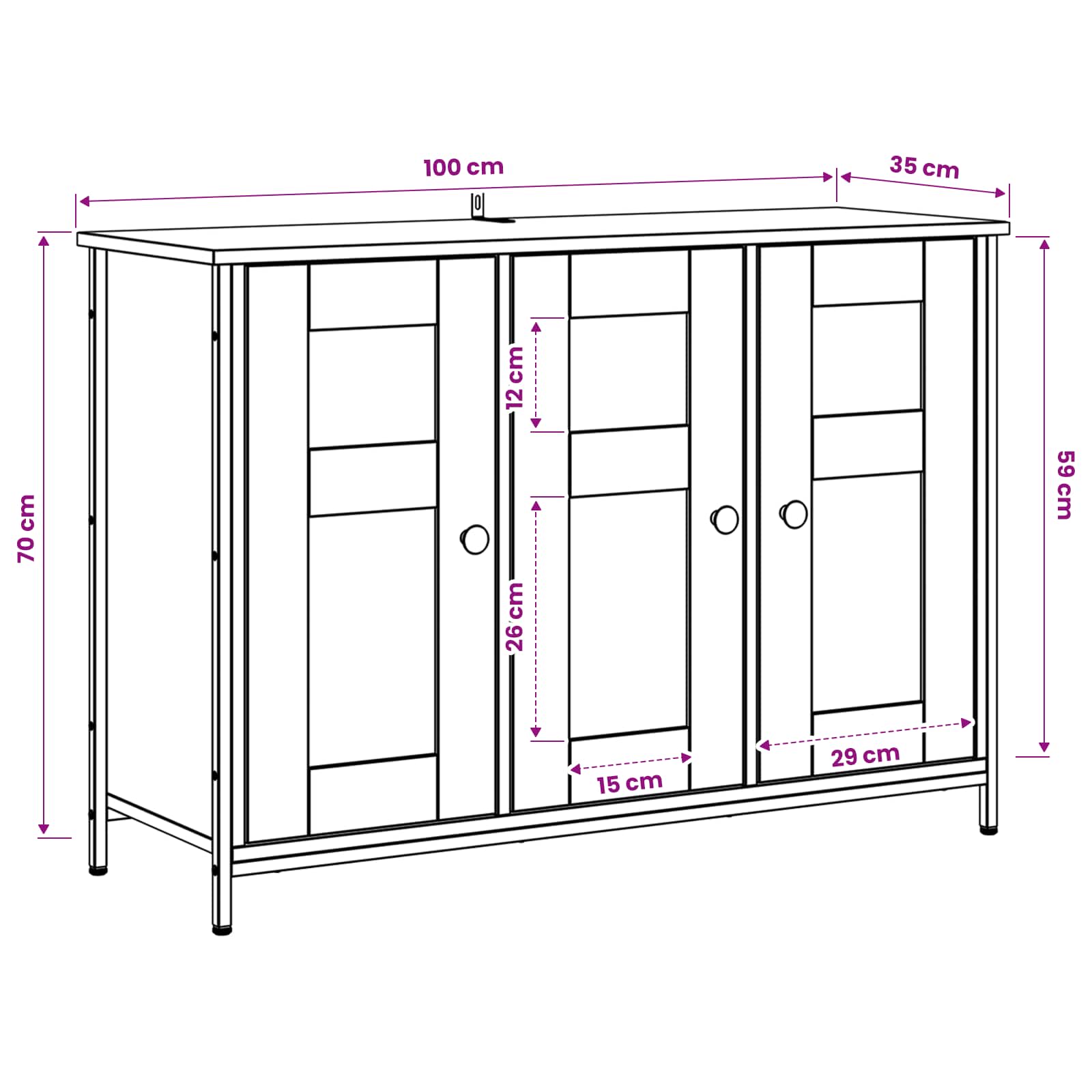 Kreveta Staro drvo 100 x 35 x 70 cm Konstruirano drvo