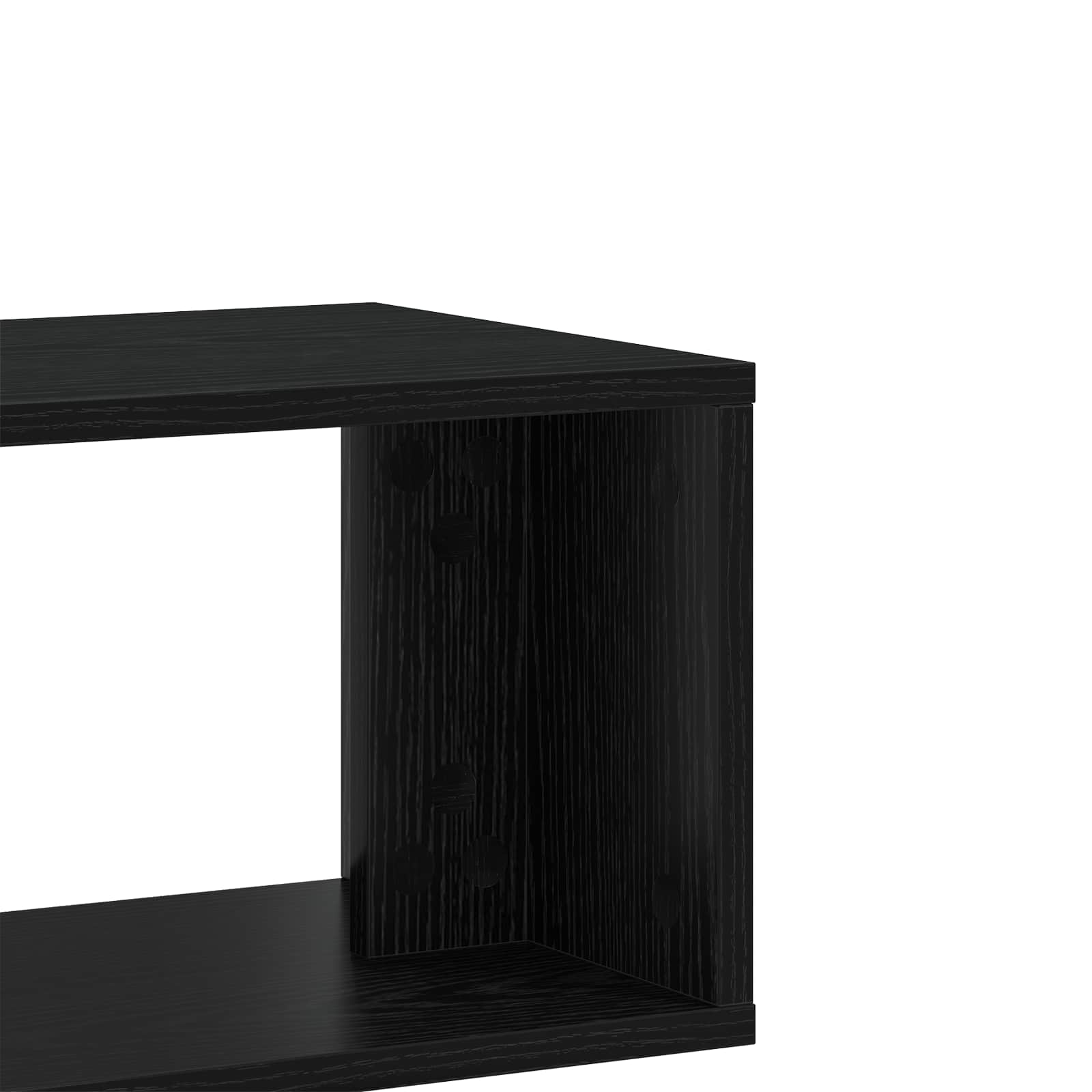 TV ormar 100 x 30 x 50 cm Crni hrast Konstruirano drvo