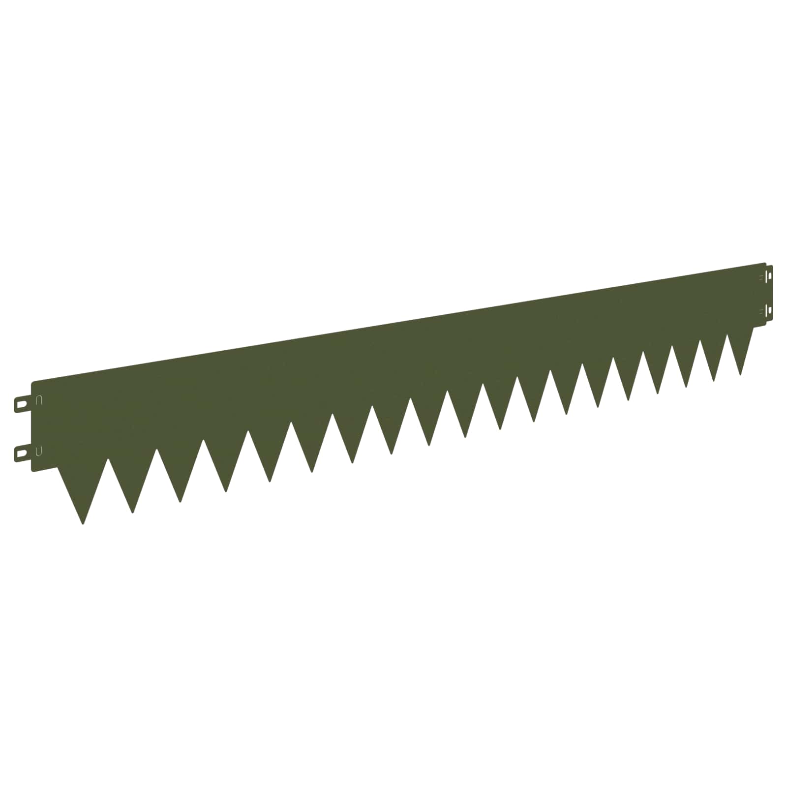 Ograda oko Travnjaka 10 pcs 103 x 15 cm metal Maslinastozelena