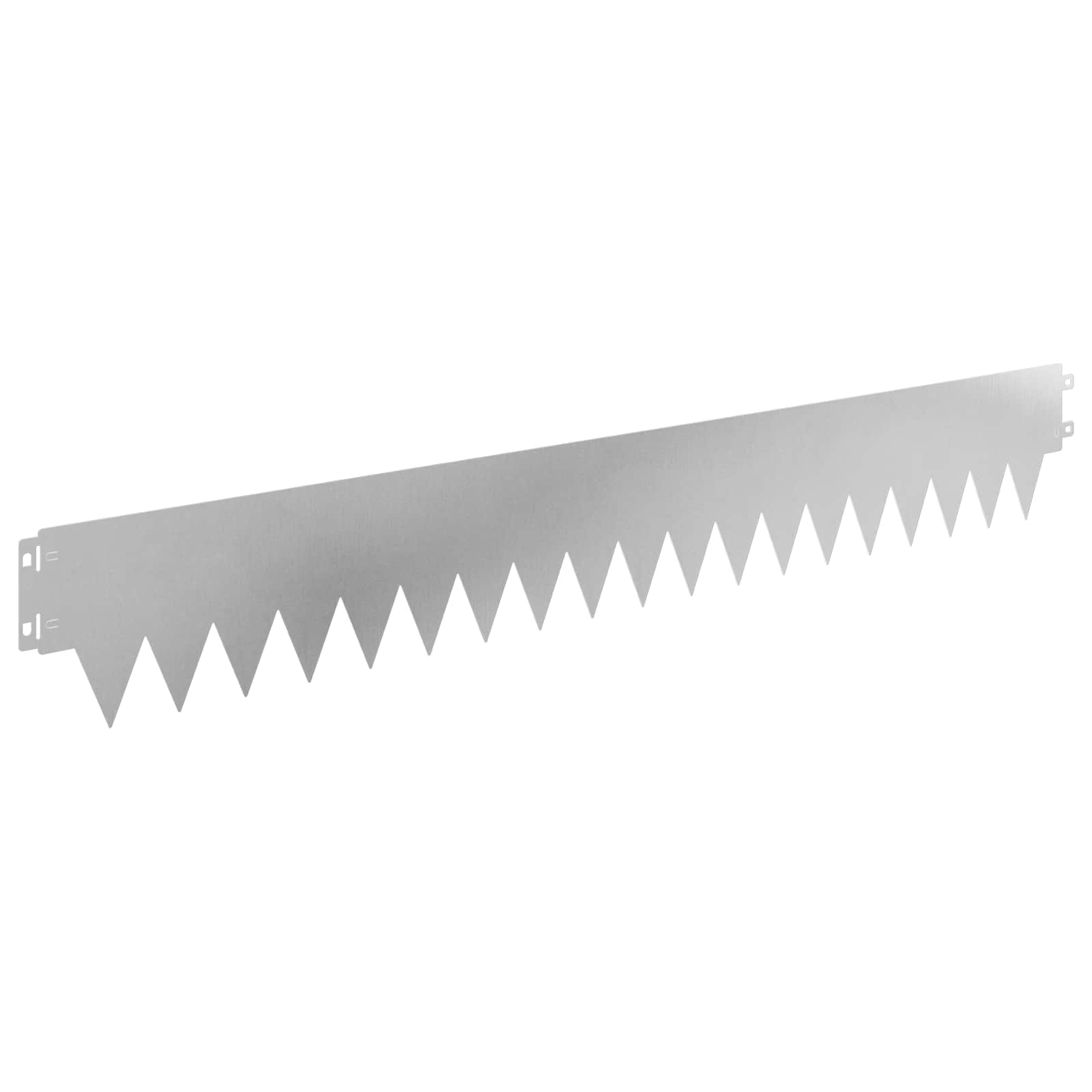 Ograda oko Travnjaka 30 pcs 103 x 15 cm metal Srebrna