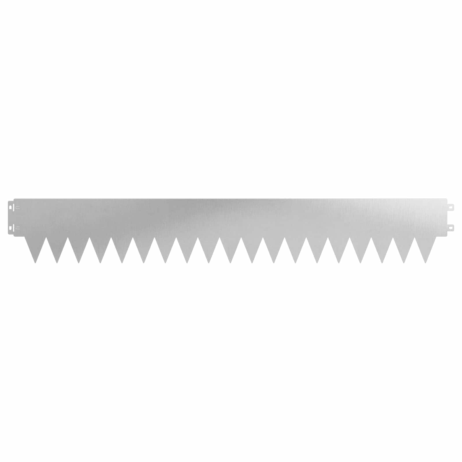 Ograda oko Travnjaka 50 pcs 103 x 15 cm metal Srebrna