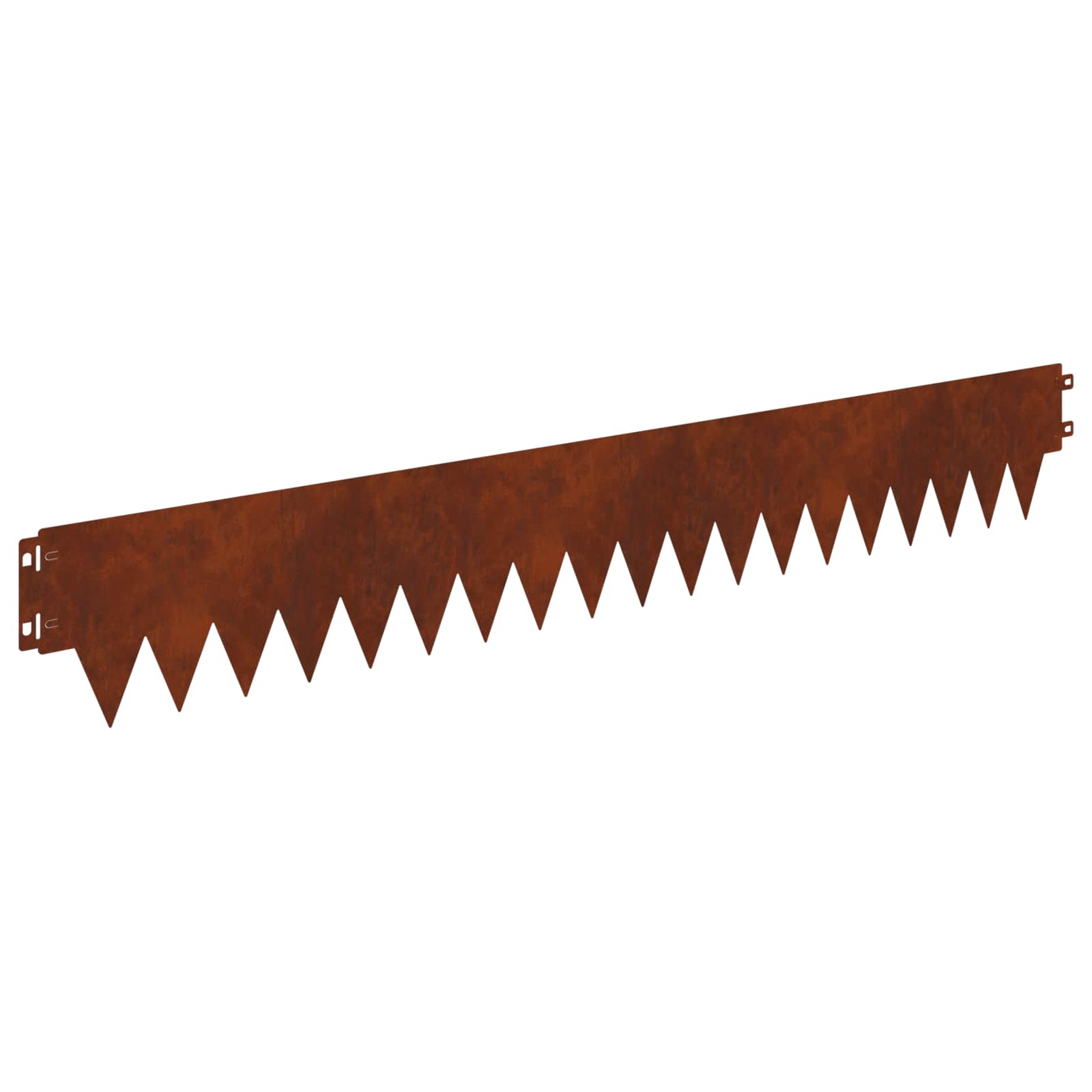 Ograda oko Travnjaka 10 pcs 103 x 15 cm metal Rđa