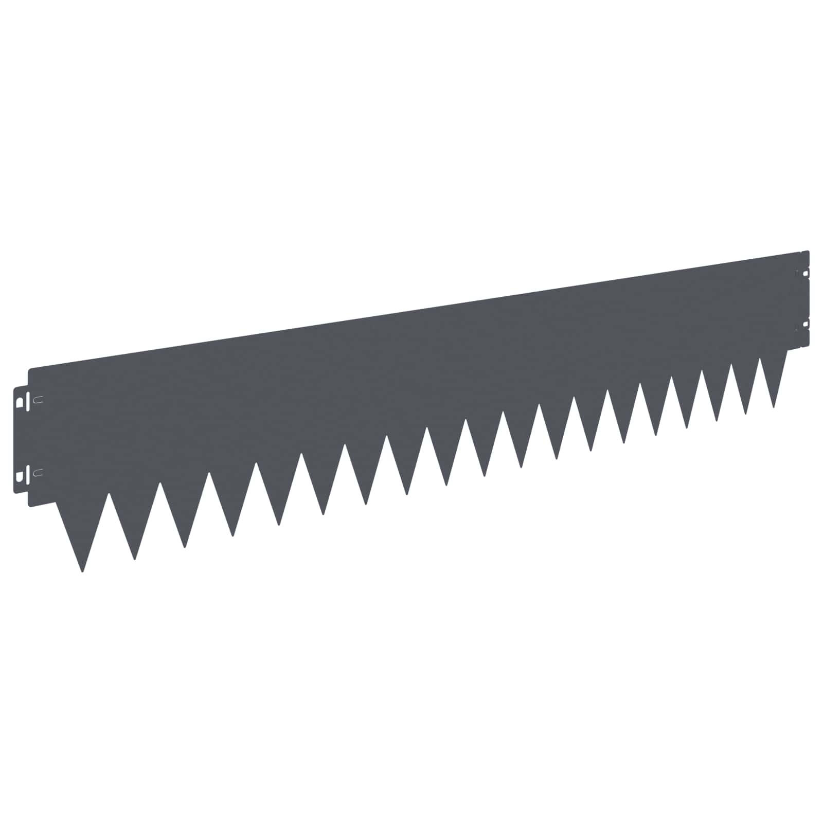 Ograda oko Travnjaka 30 pcs 103 x 20 cm metal Antracit