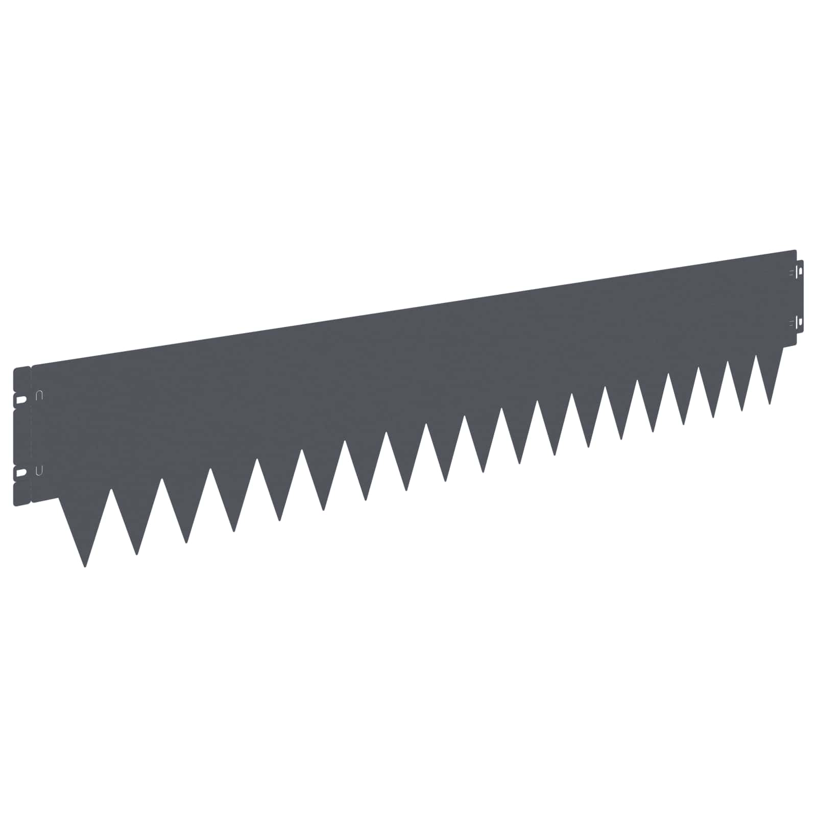 Ograda oko Travnjaka 30 pcs 103 x 20 cm metal Antracit