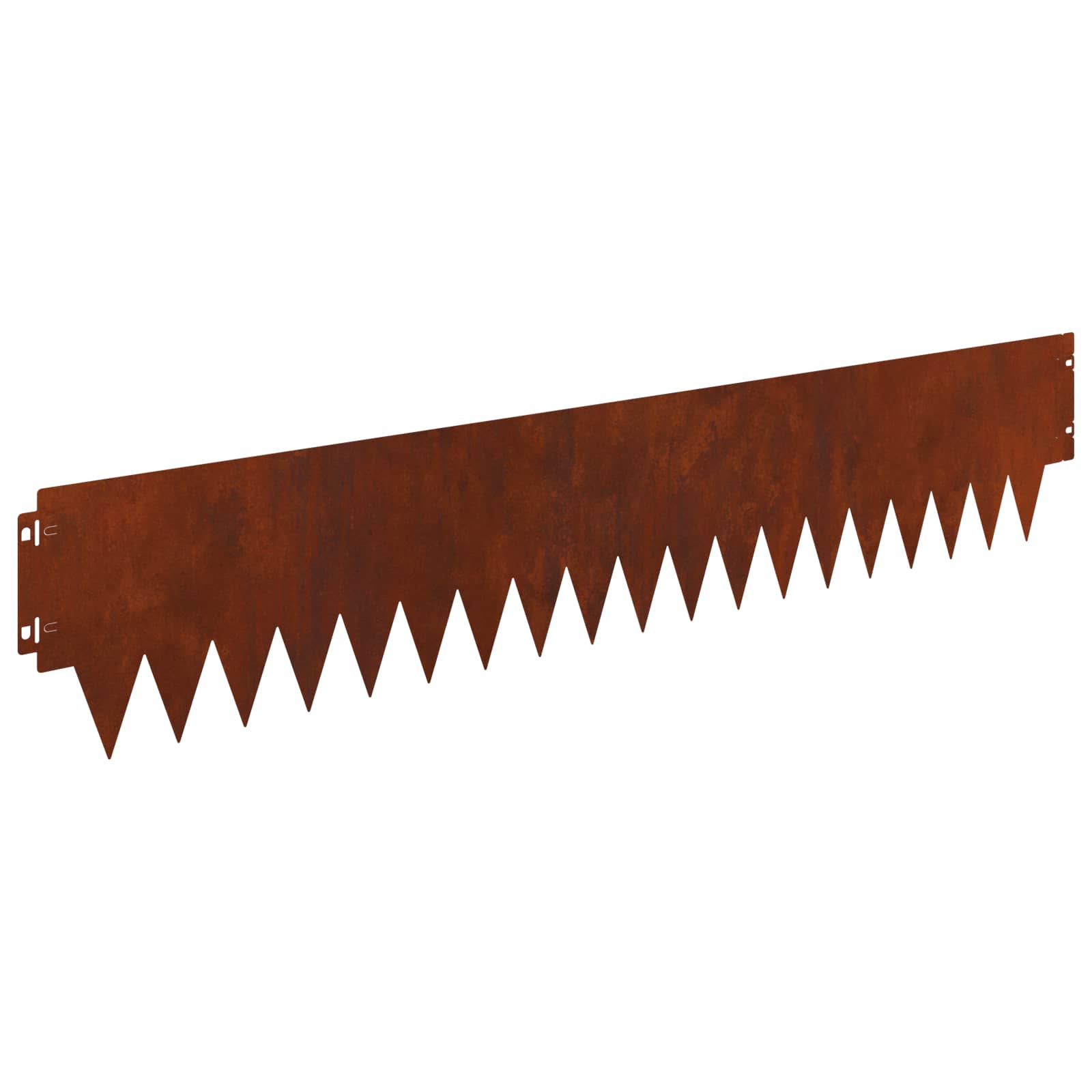 Ograda oko Travnjaka 10 pcs 103 x 20 cm metal Rđa
