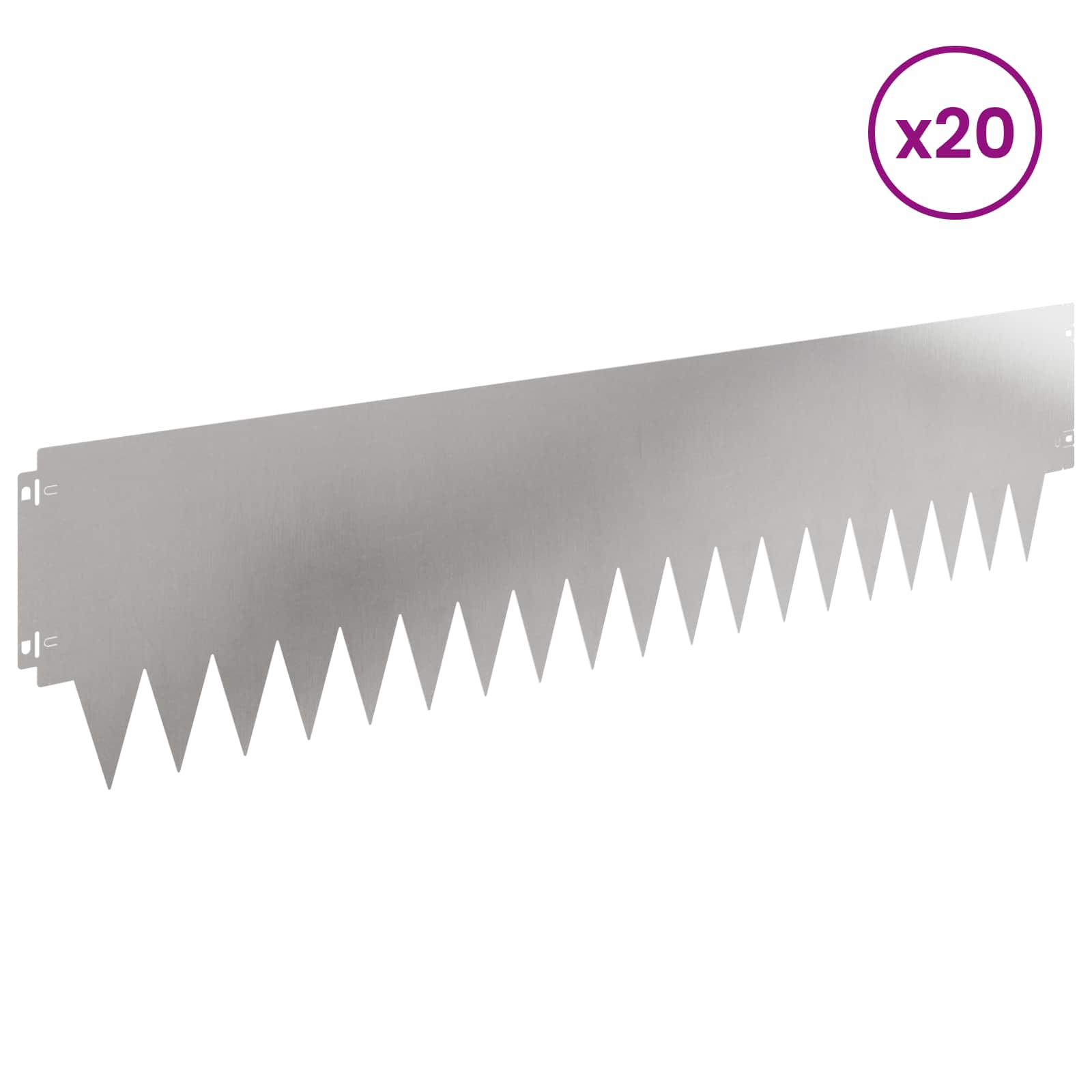 Ograda oko Travnjaka 20 pcs metal