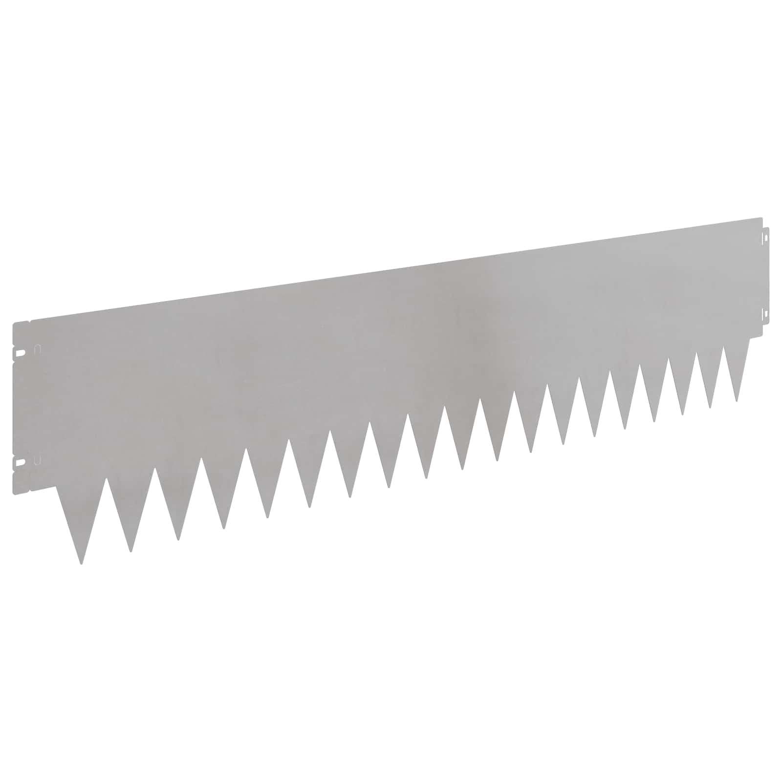 Ograda oko Travnjaka 30 pcs 103 x 25 cm metal Srebrna