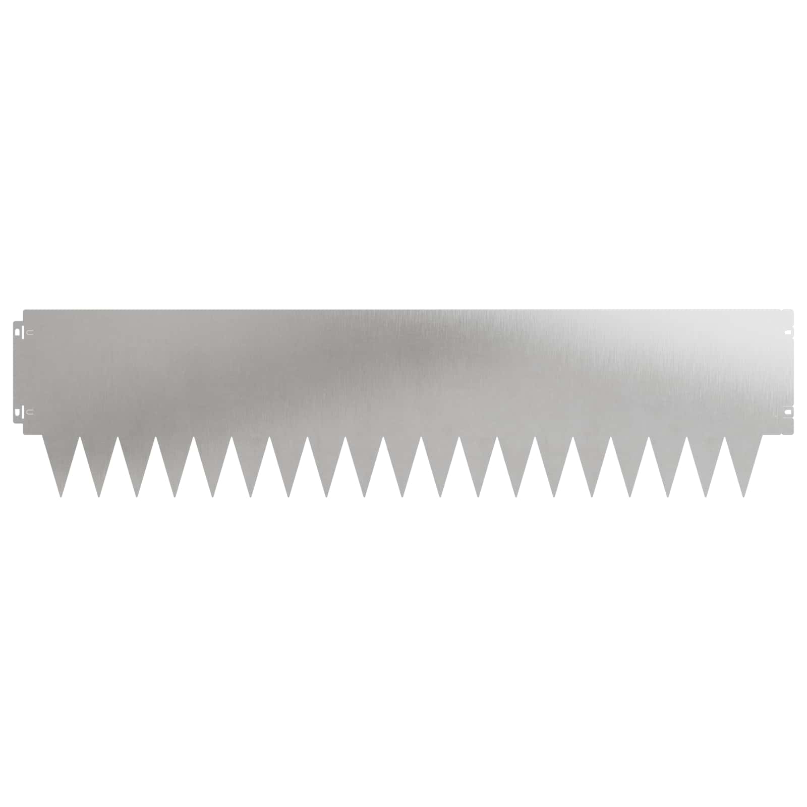 Ograda oko Travnjaka 30 pcs 103 x 25 cm metal Srebrna