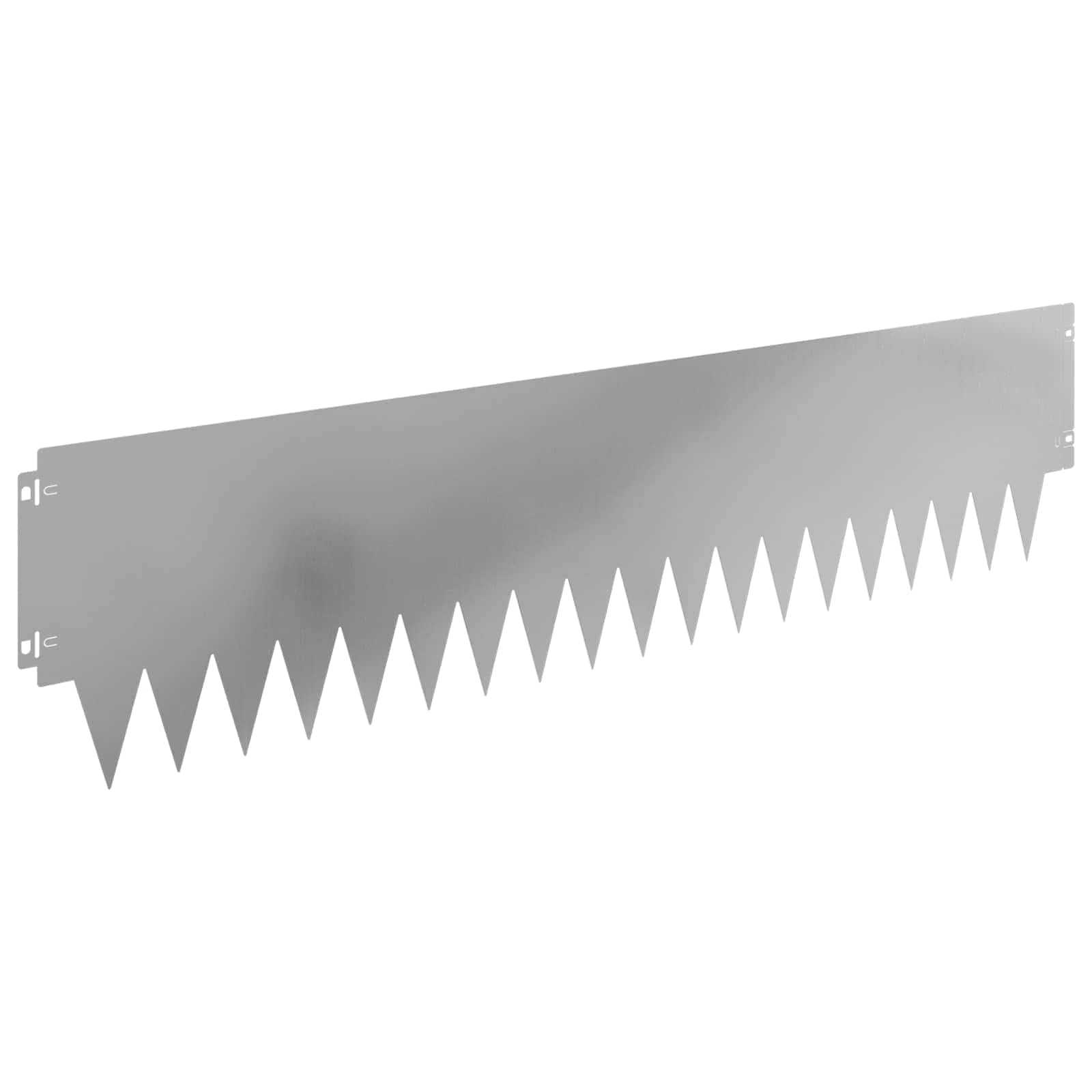 Ograda oko Travnjaka 10 pcs 103 x 25 cm metal Srebrna
