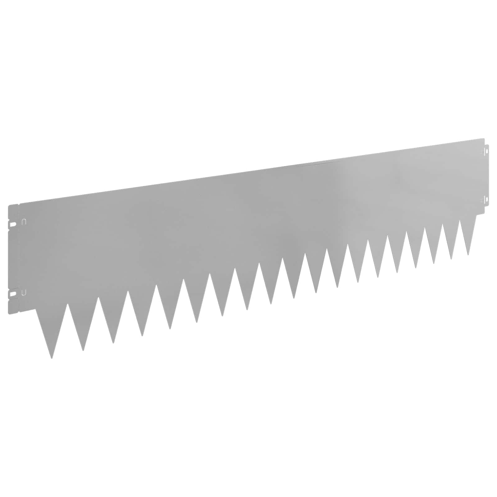Ograda oko Travnjaka 10 pcs 103 x 25 cm metal Srebrna