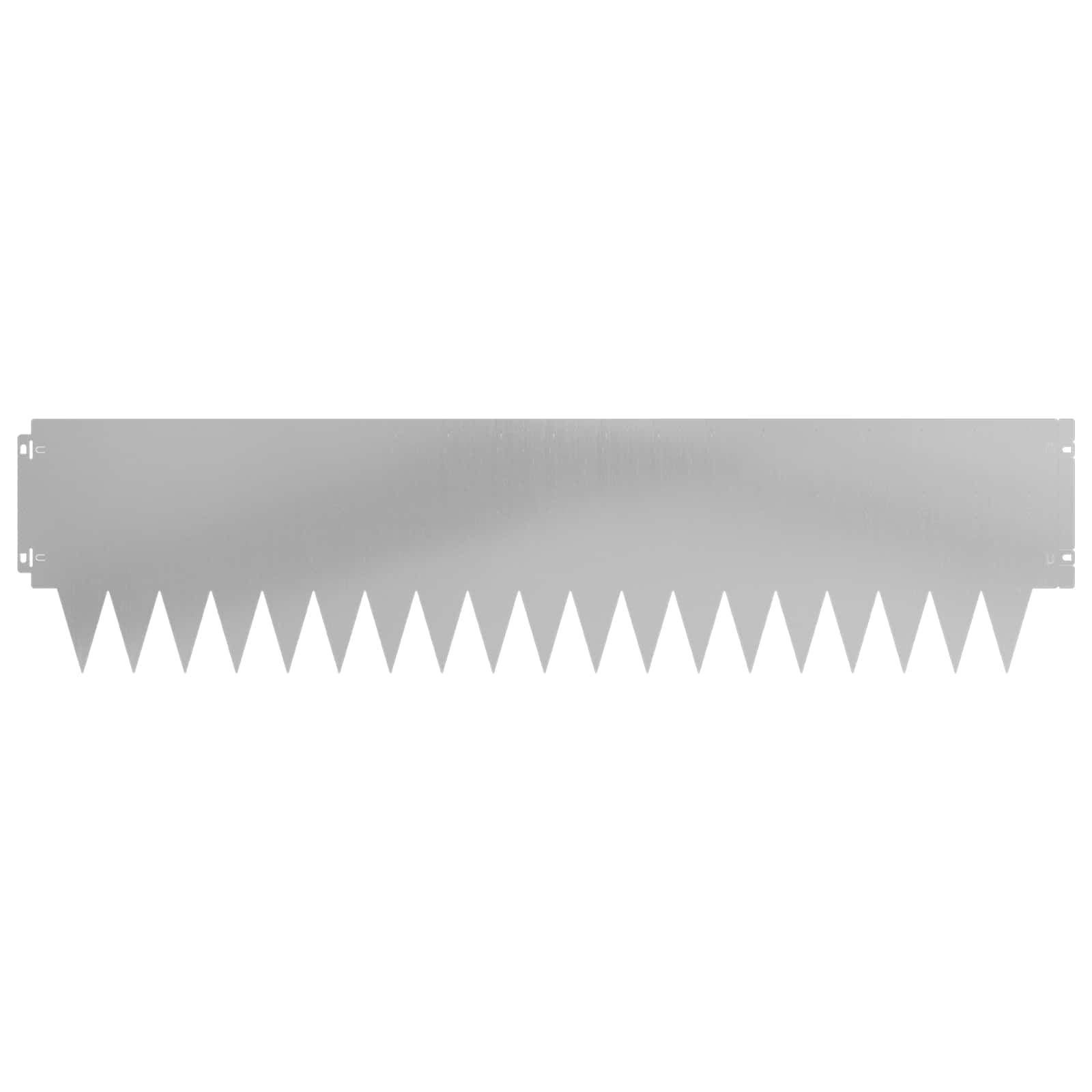 Ograda oko Travnjaka 10 pcs 103 x 25 cm metal Srebrna