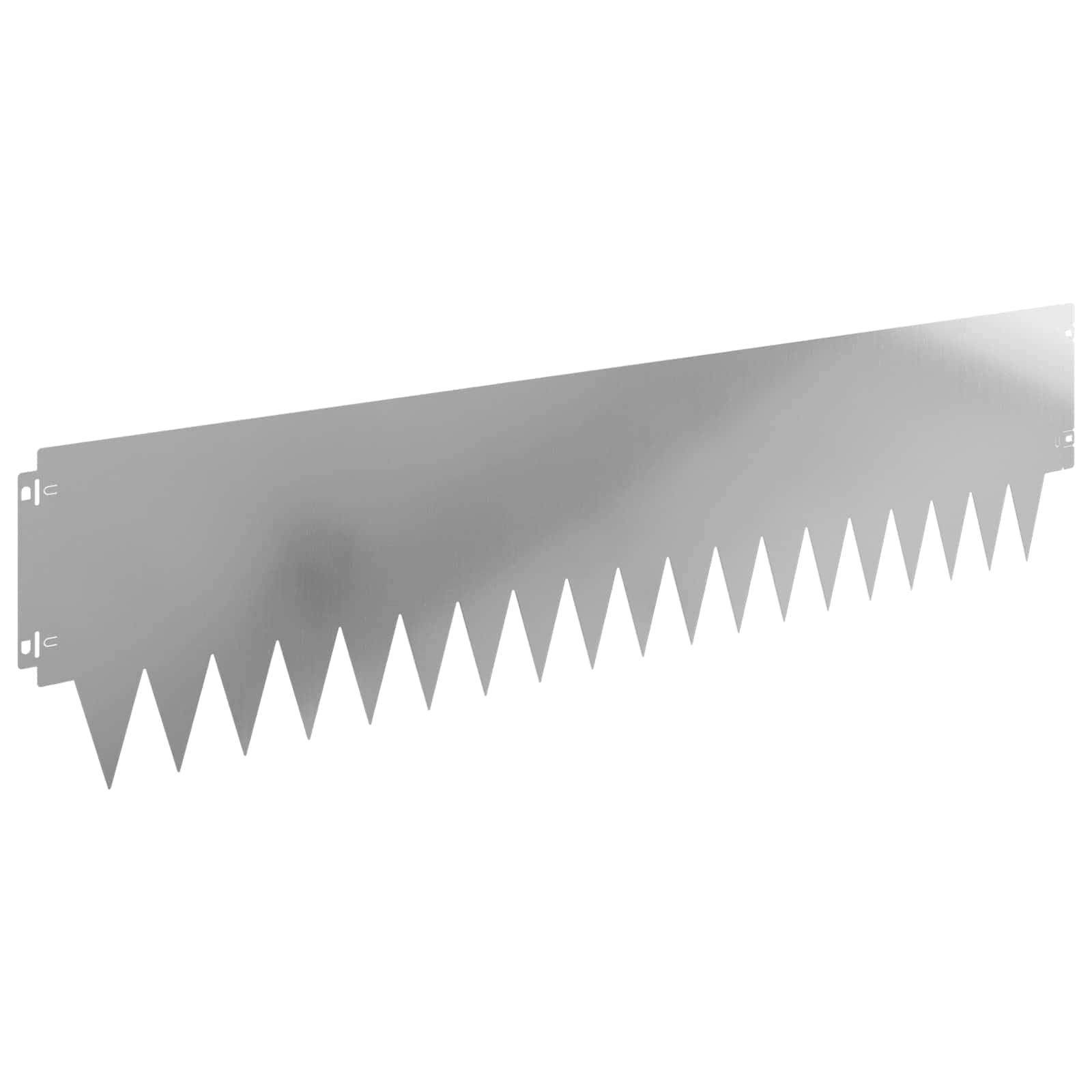 Ograda oko Travnjaka 30 pcs 103 x 25 cm metal Srebrna