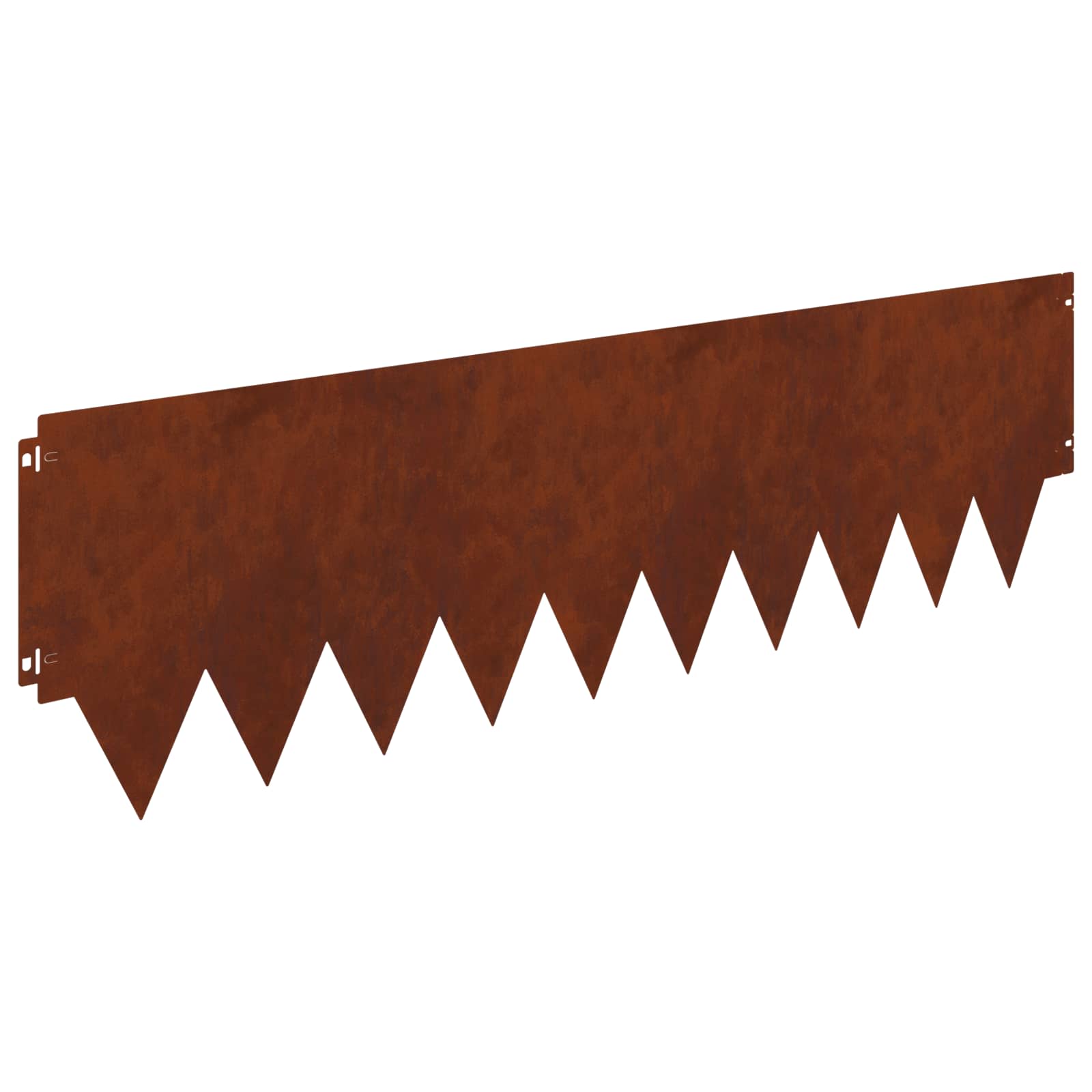 Ograda oko Travnjaka 20 pcs 103 x 30 cm metal Rđa