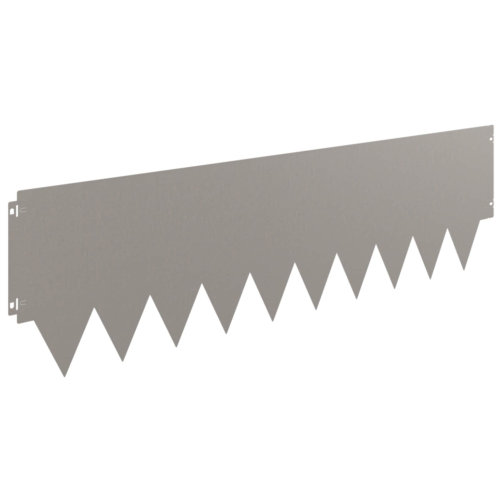 Ograda oko Travnjaka 20 pcs 103 x 30 cm metal Rđa