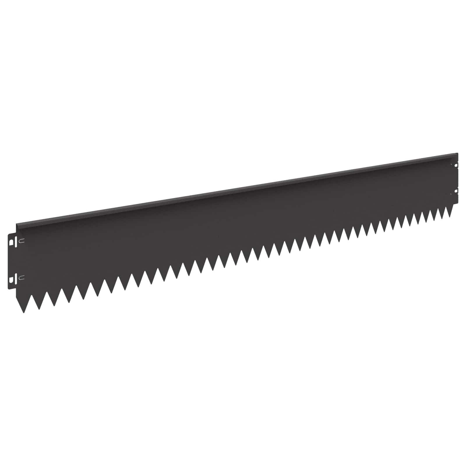Ograda oko Travnjaka 30 pcs 103 x 15 cm Čelik Crna