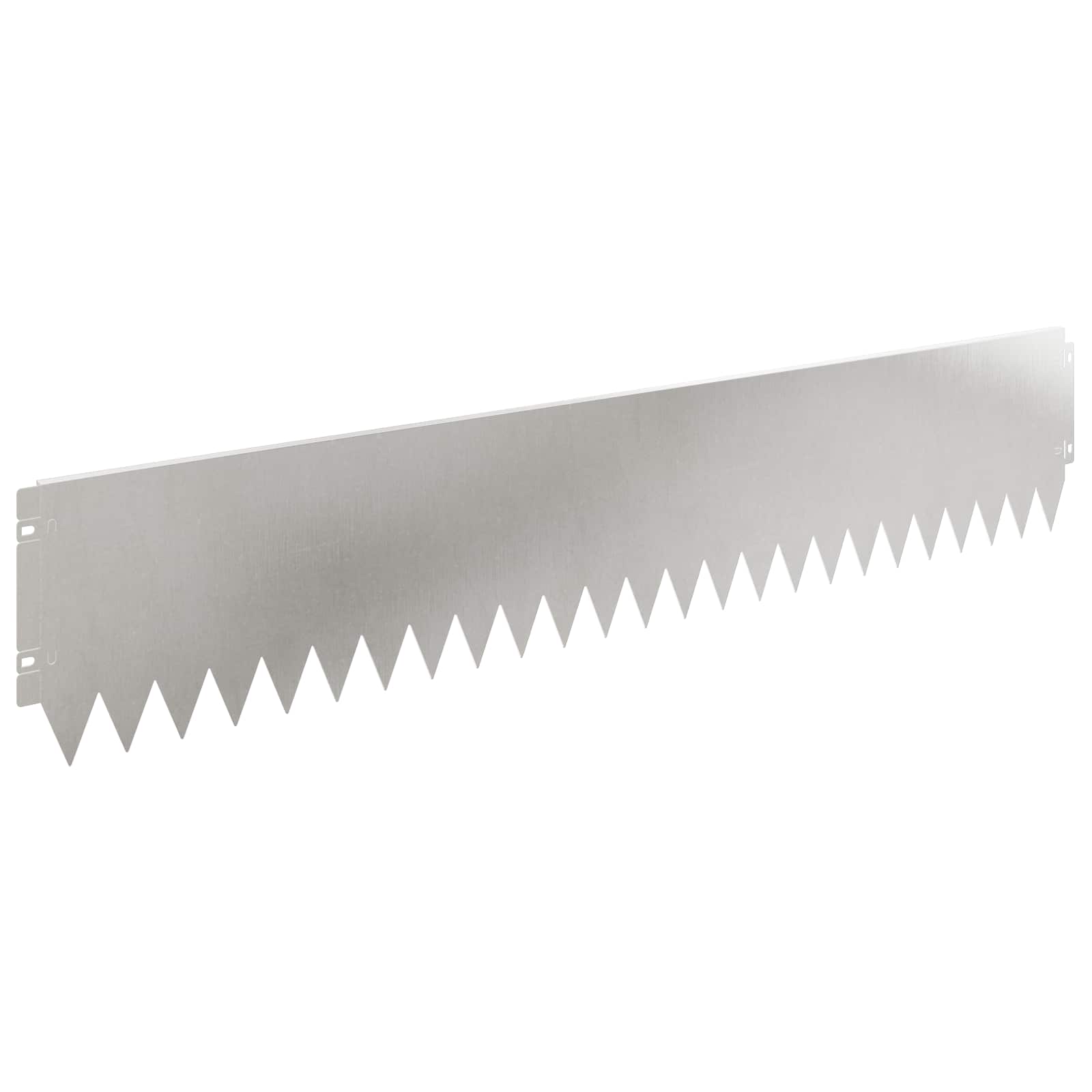 Ograda oko Travnjaka 10 pcs 103 x 20 cm Čelik Srebrna