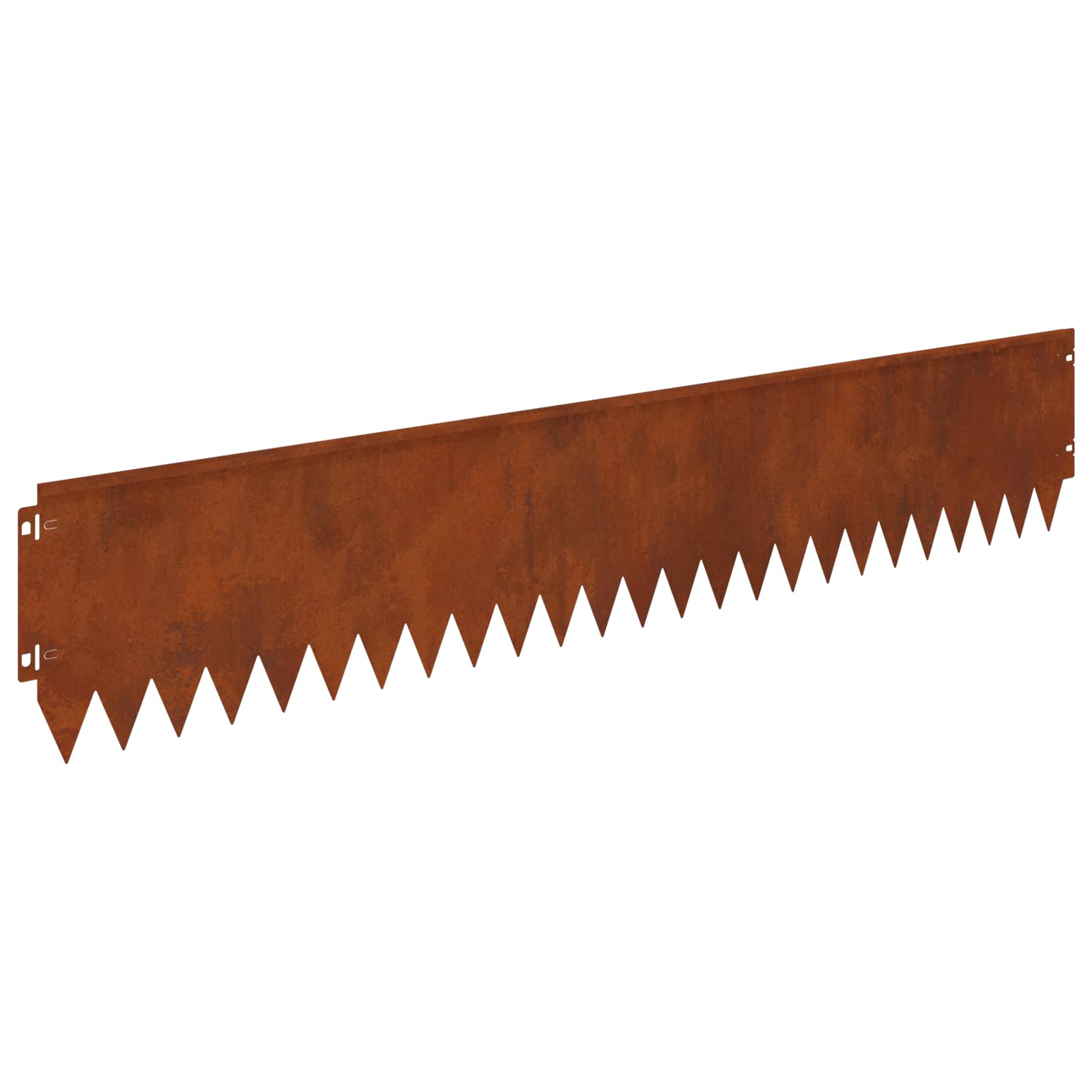 Ograda oko Travnjaka 30 pcs 103 x 20 cm Čelik Rđa