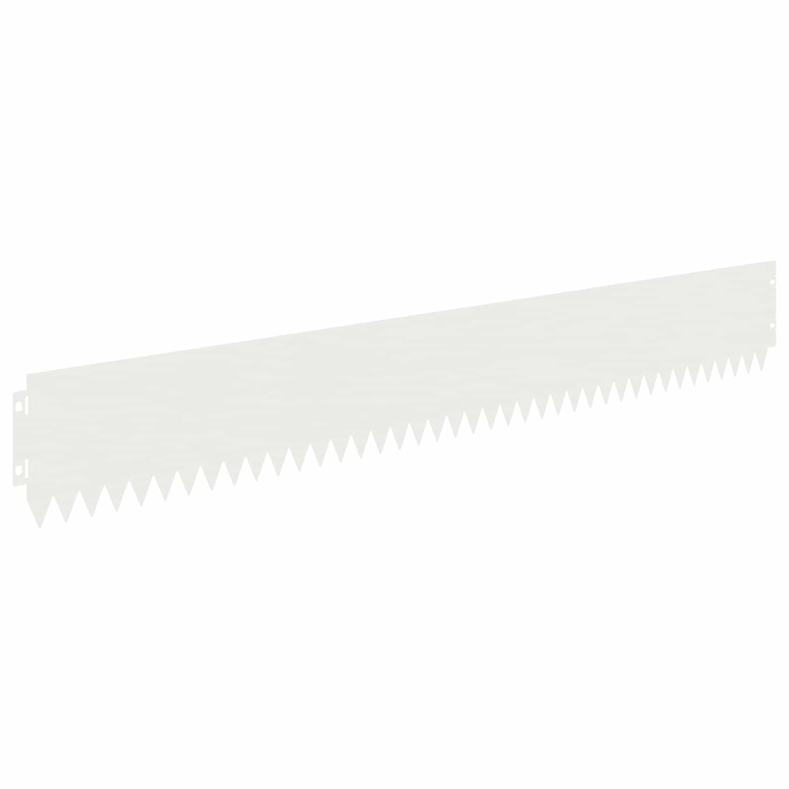Ograda oko Travnjaka 30 pcs 103 x 15 cm Čelik Bijela