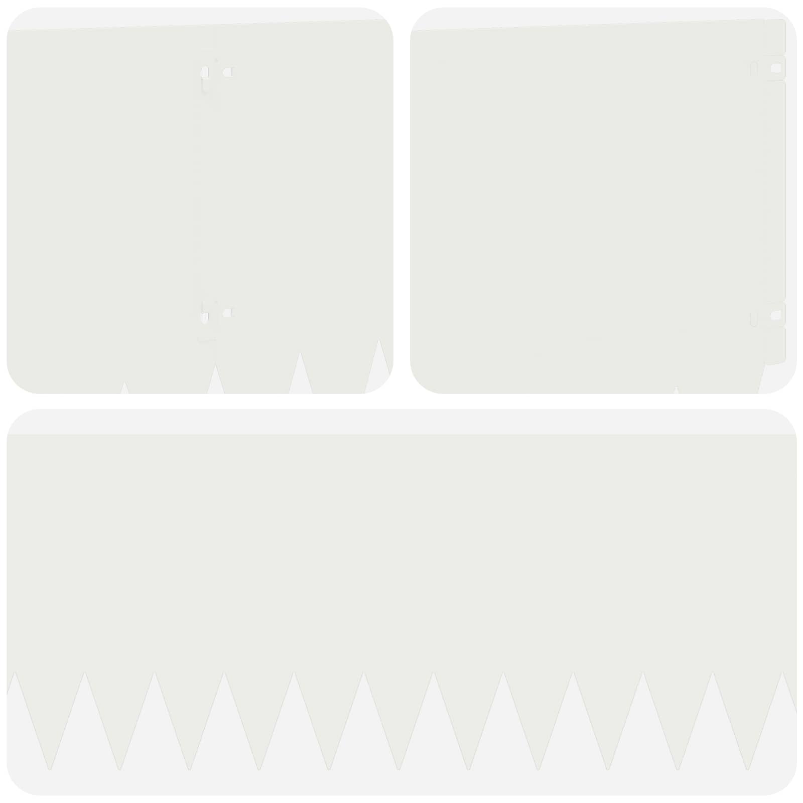 Ograda oko Travnjaka 10 pcs 103 x 30 cm Čelik Bijela