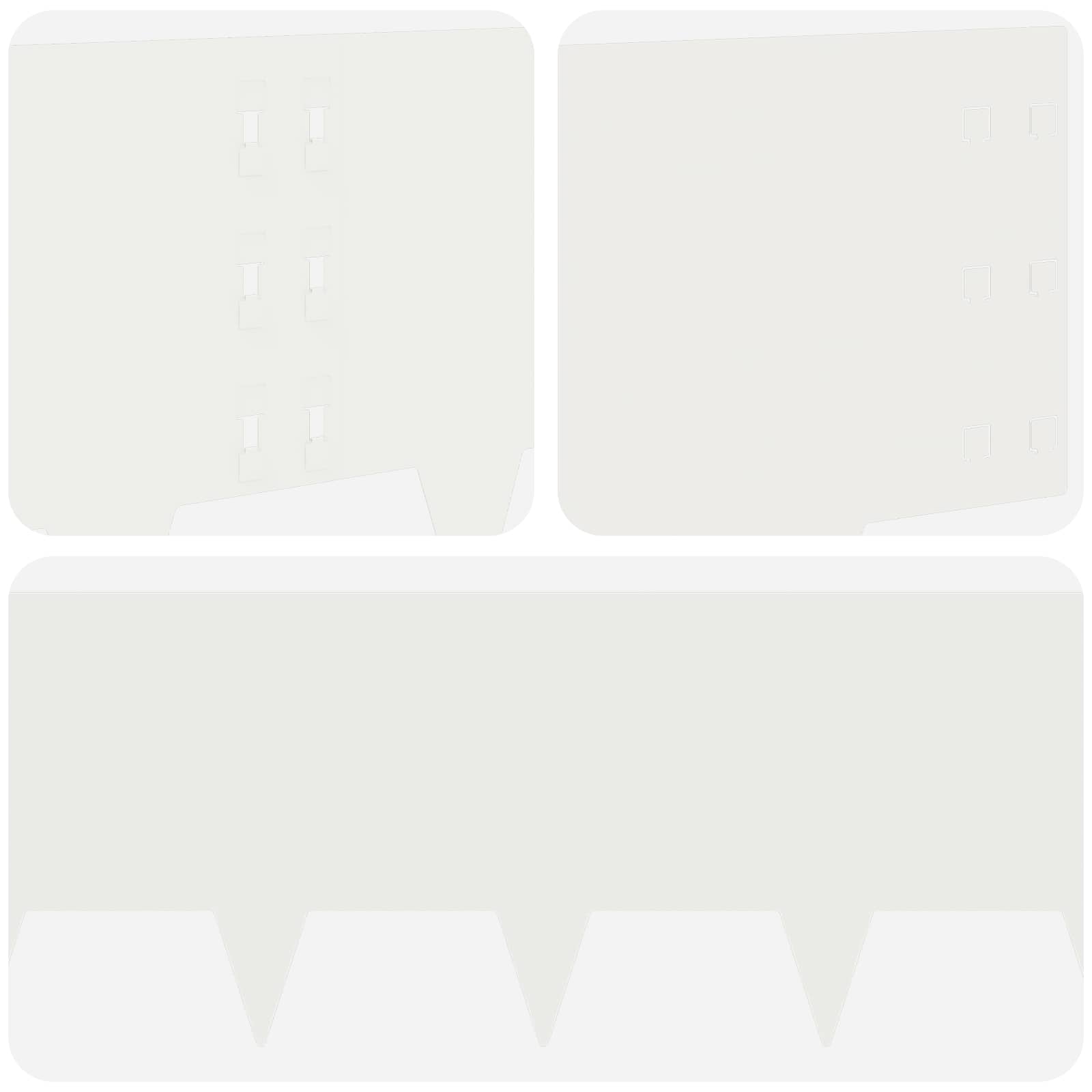 Ograda oko Travnjaka 10 pcs 100 x 30 cm Čelik Bijela