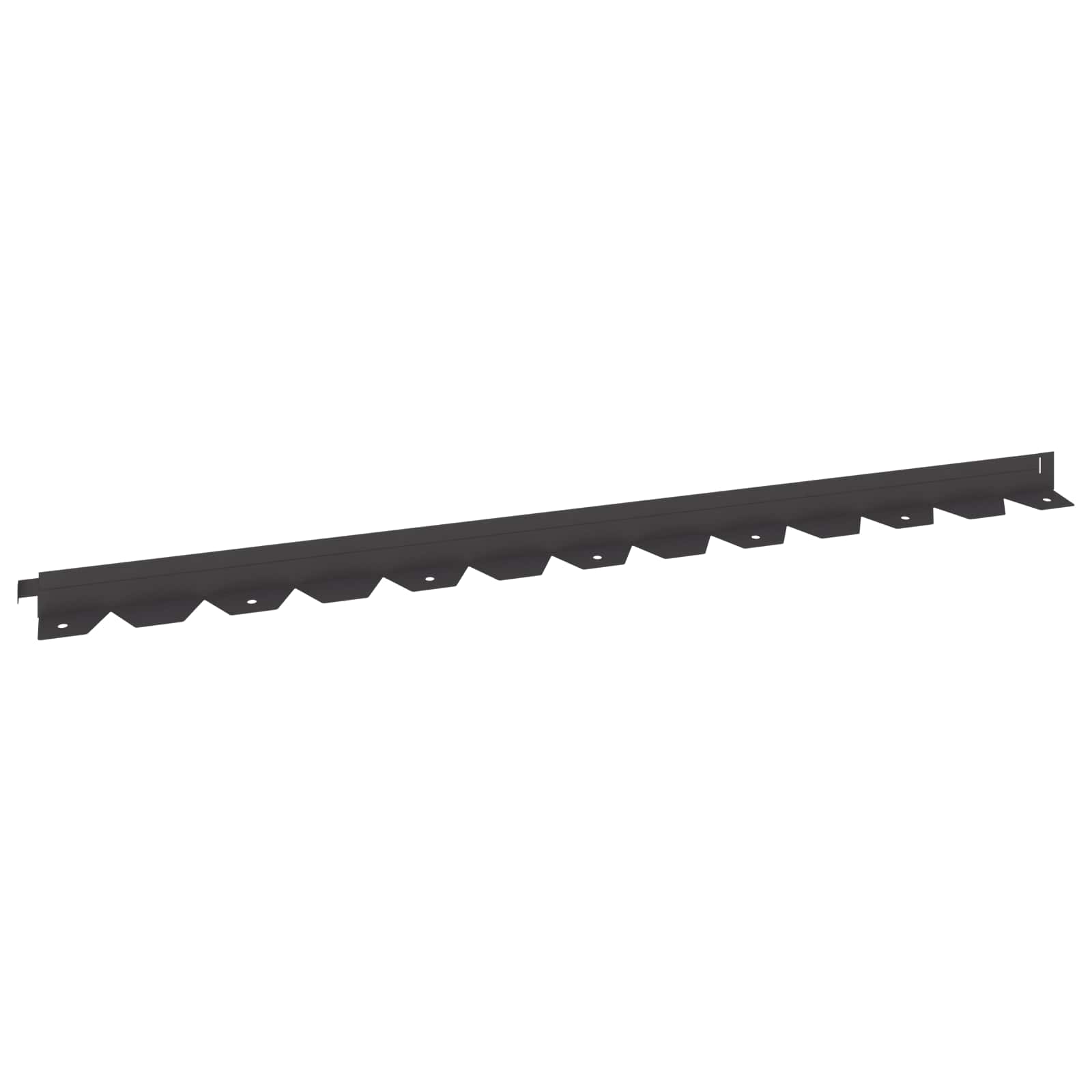Ograda oko Travnjaka 10 pcs 102 x 4 x 4 cm Čelik Crna