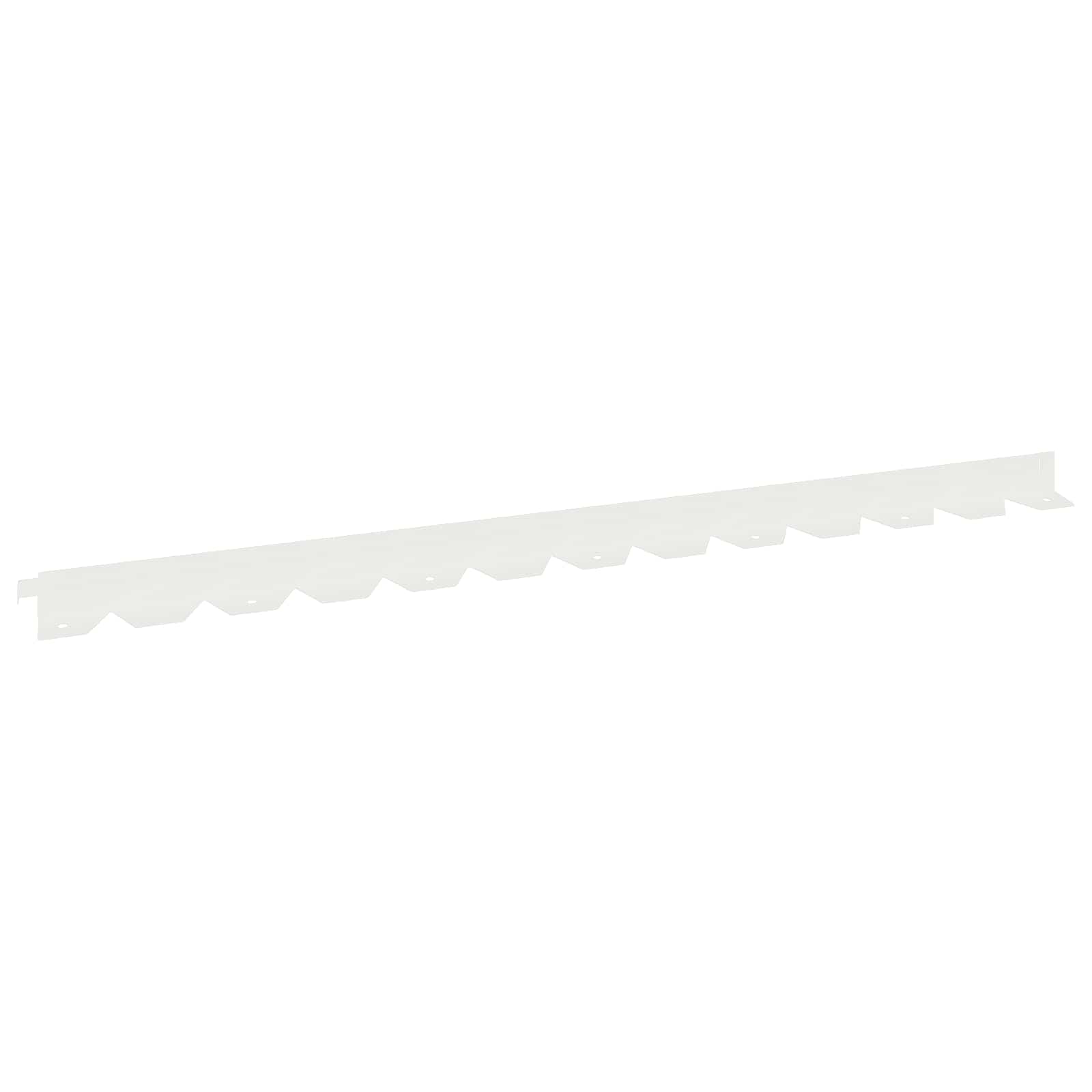 Ograda oko Travnjaka 20 pcs 102 x 4 x 4 cm Čelik Bijela