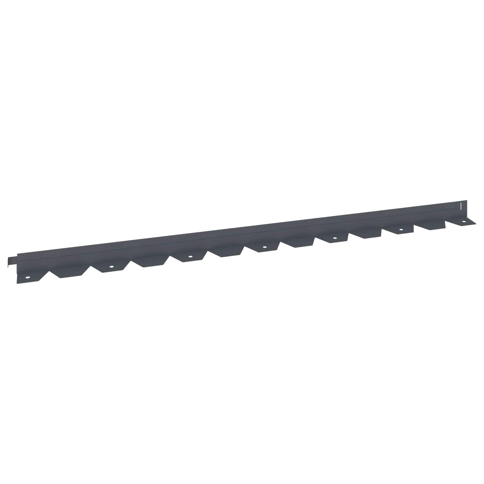 Ograda oko Travnjaka 30 pcs 102 x 4 x 4 cm Čelik Antracit