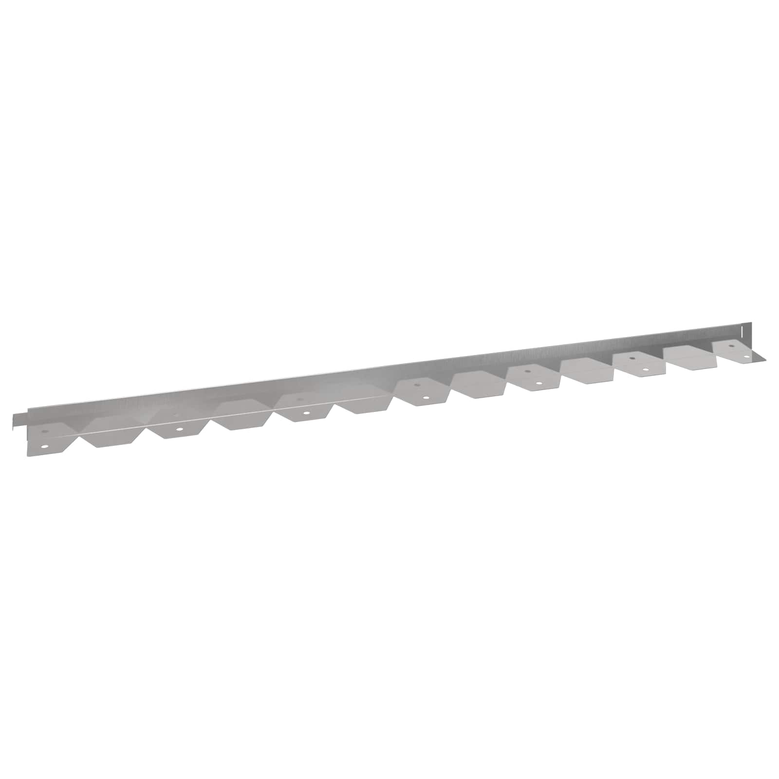 Ograda oko Travnjaka 50 pcs 102 x 4 x 4 cm Čelik Srebrna